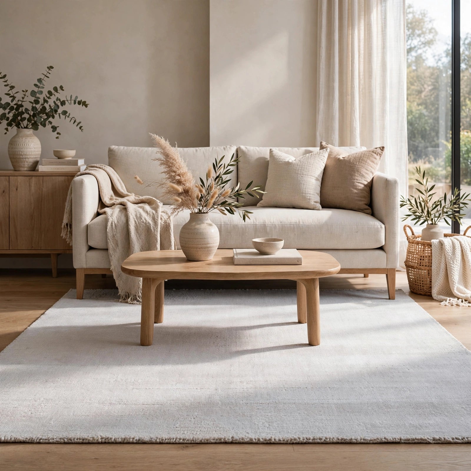 White Viscose Rug – Handmade Handloom Carpet, Bhadohi India