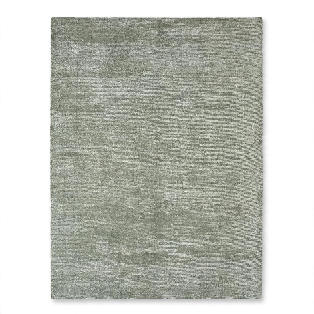 Mineral Blue Viscose Rug – Handmade Handloom Carpet, Bhadohi India