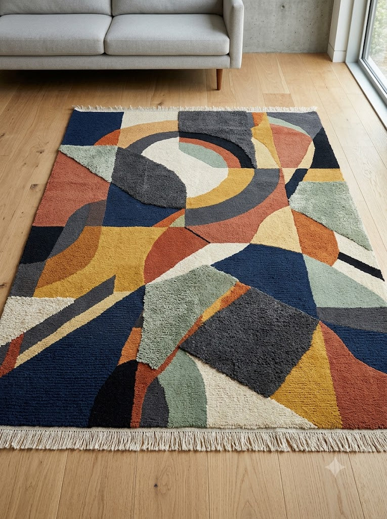 Abstract Modern Rug