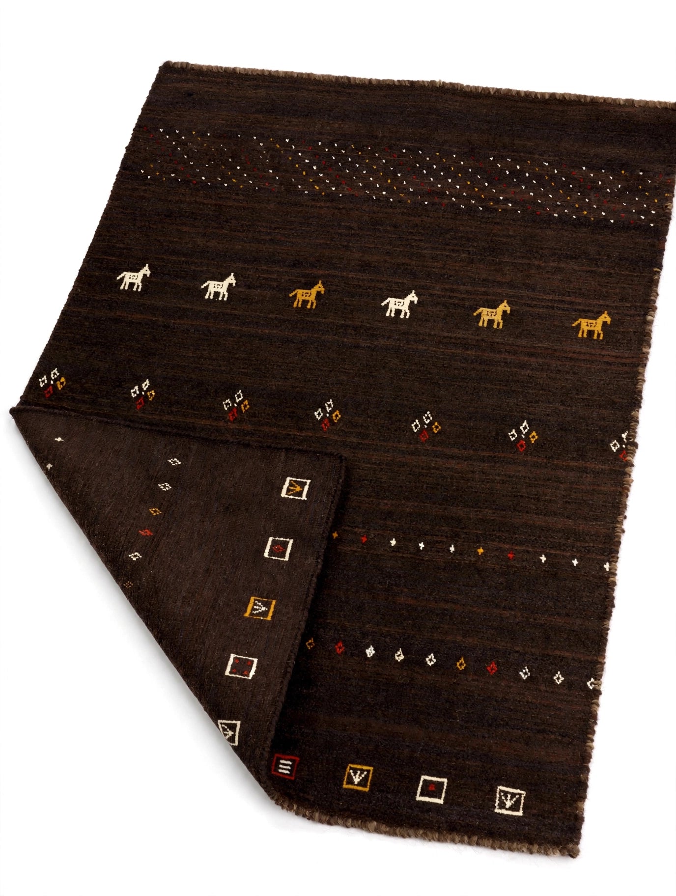 Dark Chocolate Gabbeh Rug