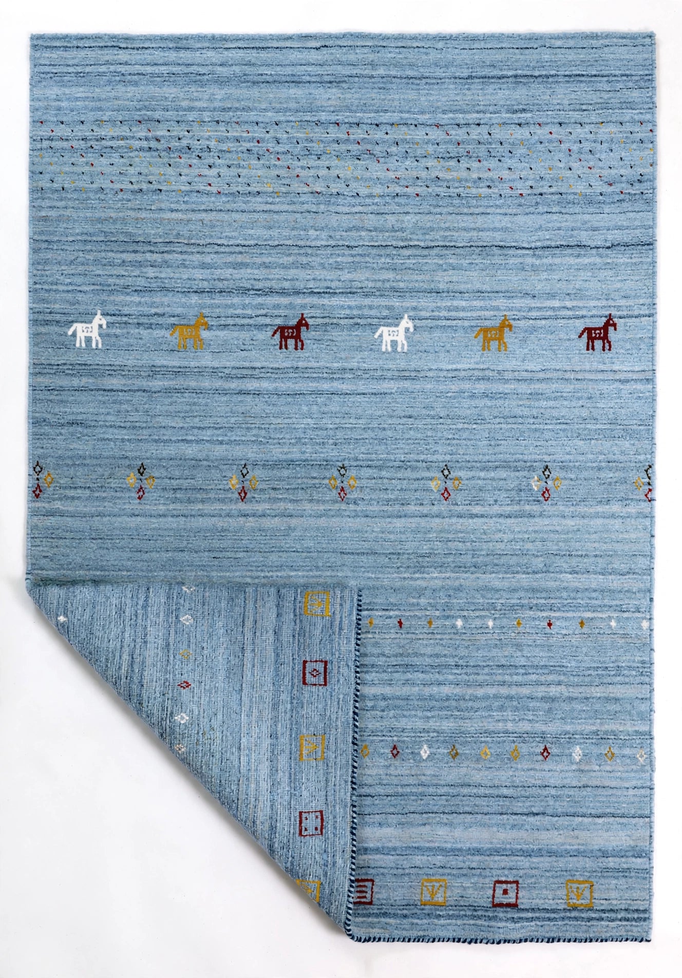 Denim Gabbeh Rug