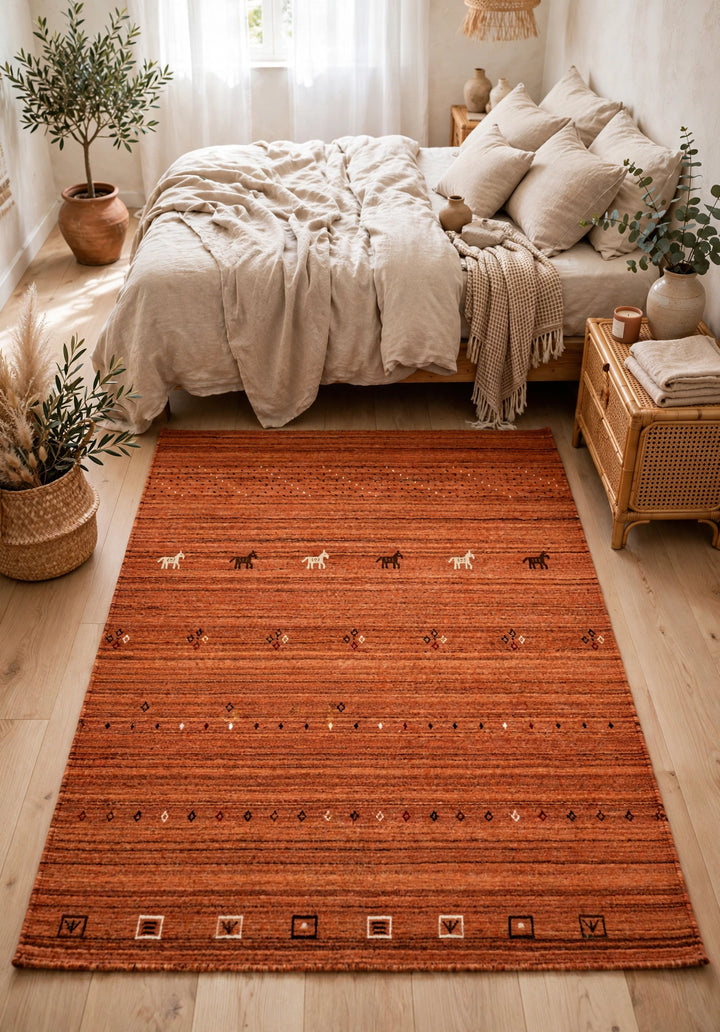 Terracotta Gabbeh Rug