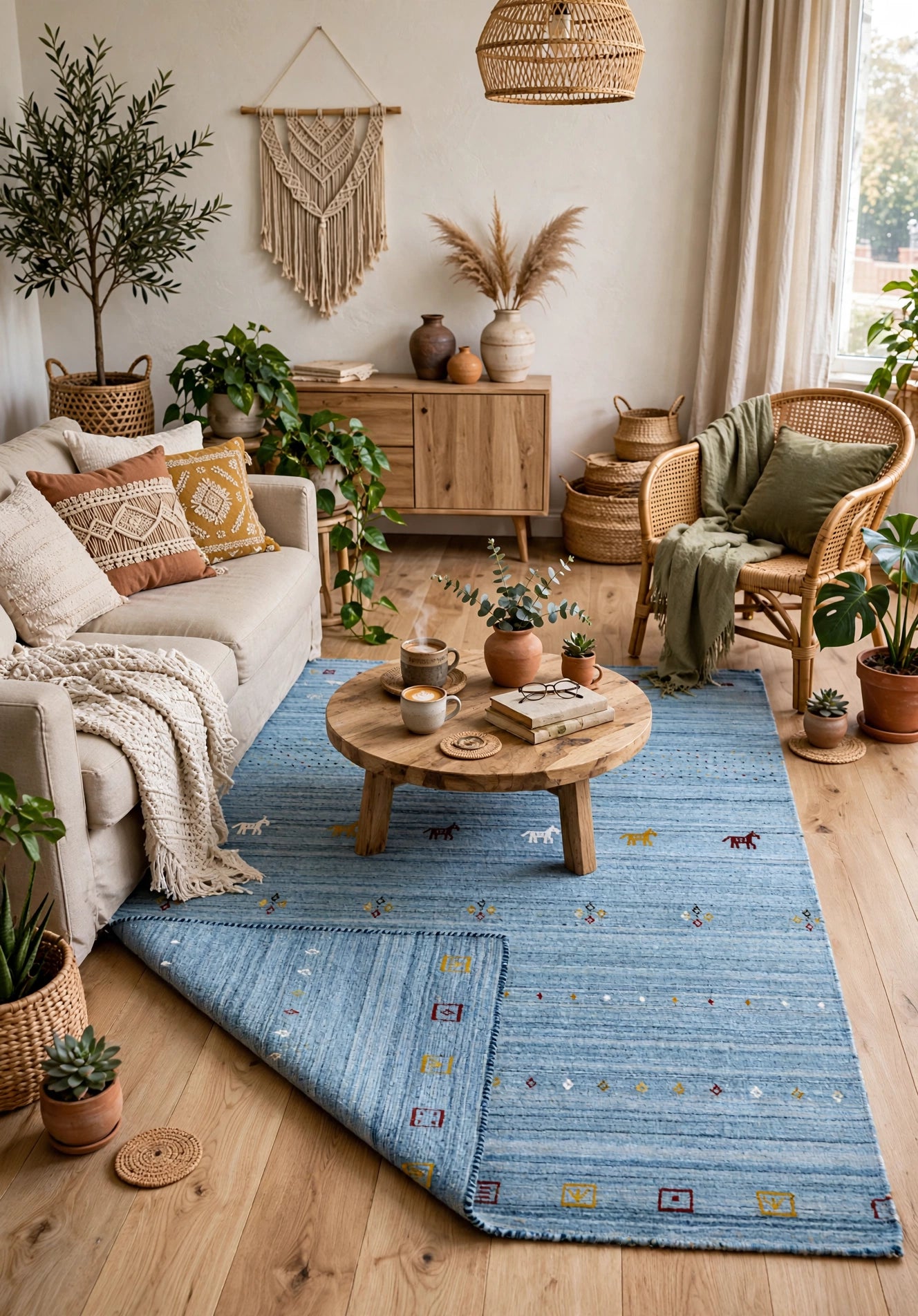 Denim Gabbeh Rug