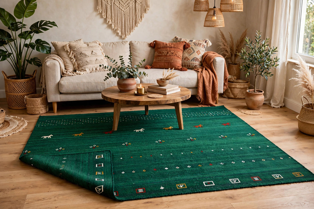 Emerald Gabbeh Rug