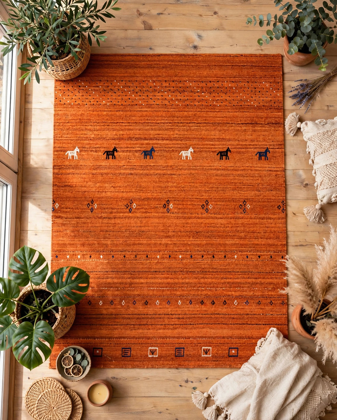 Burnt Orange Rug