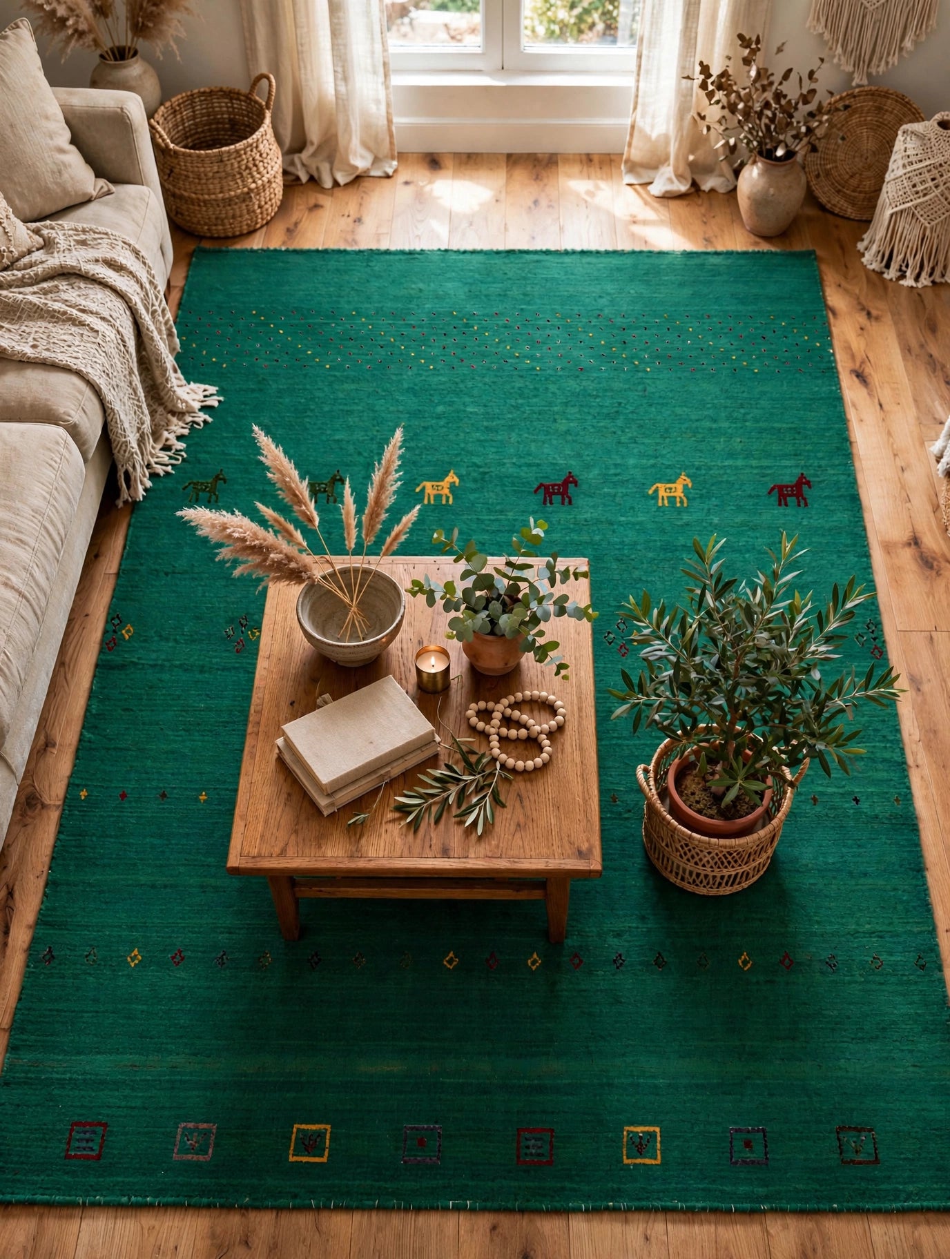 Emerald Green Rug