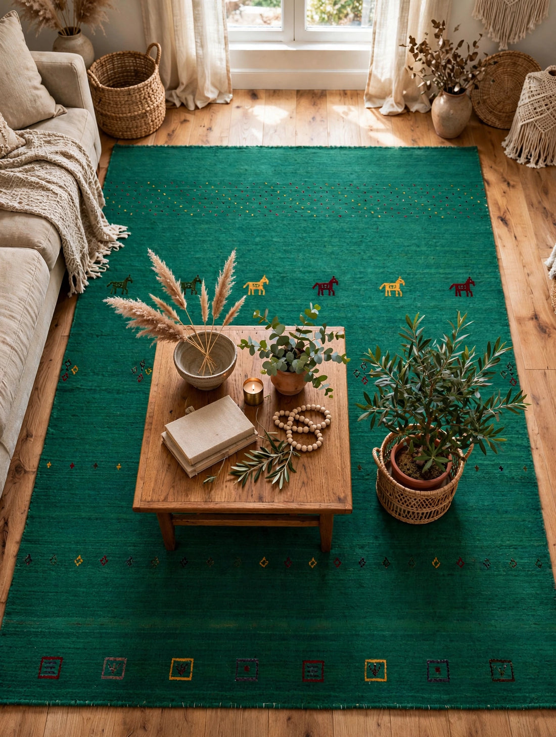 Emerald Green Rug
