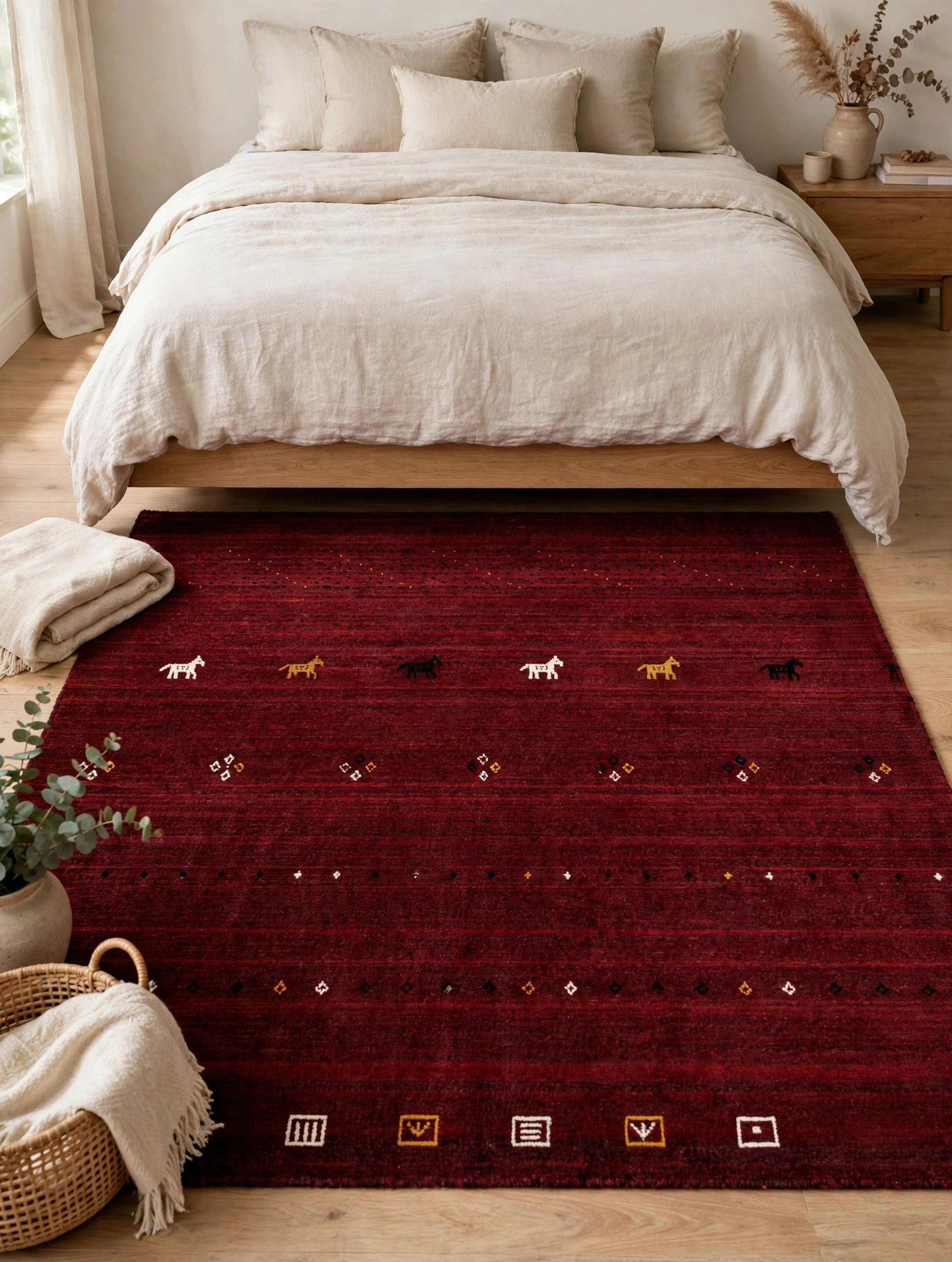 Burgundy Rug