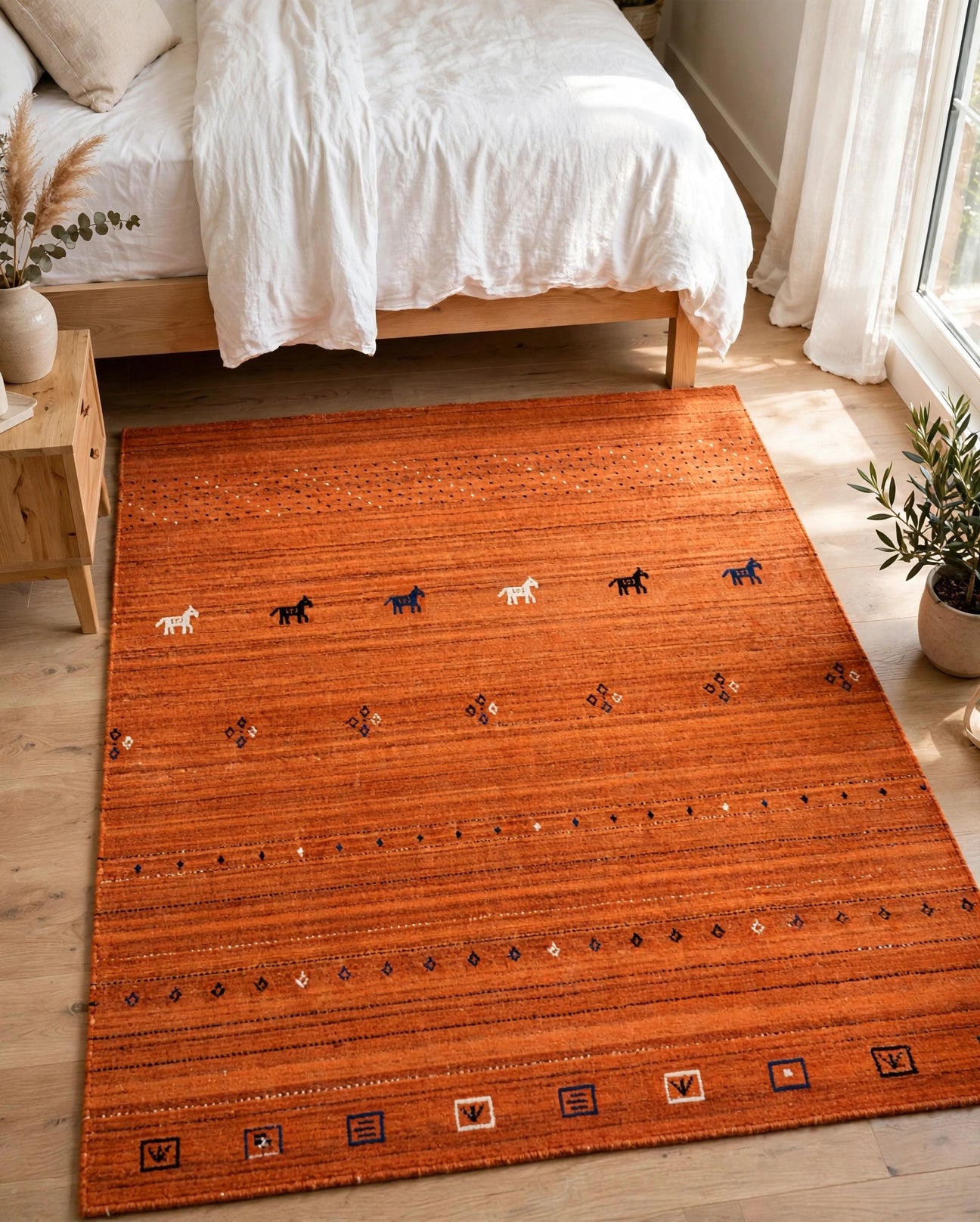Burnt Orange Rug