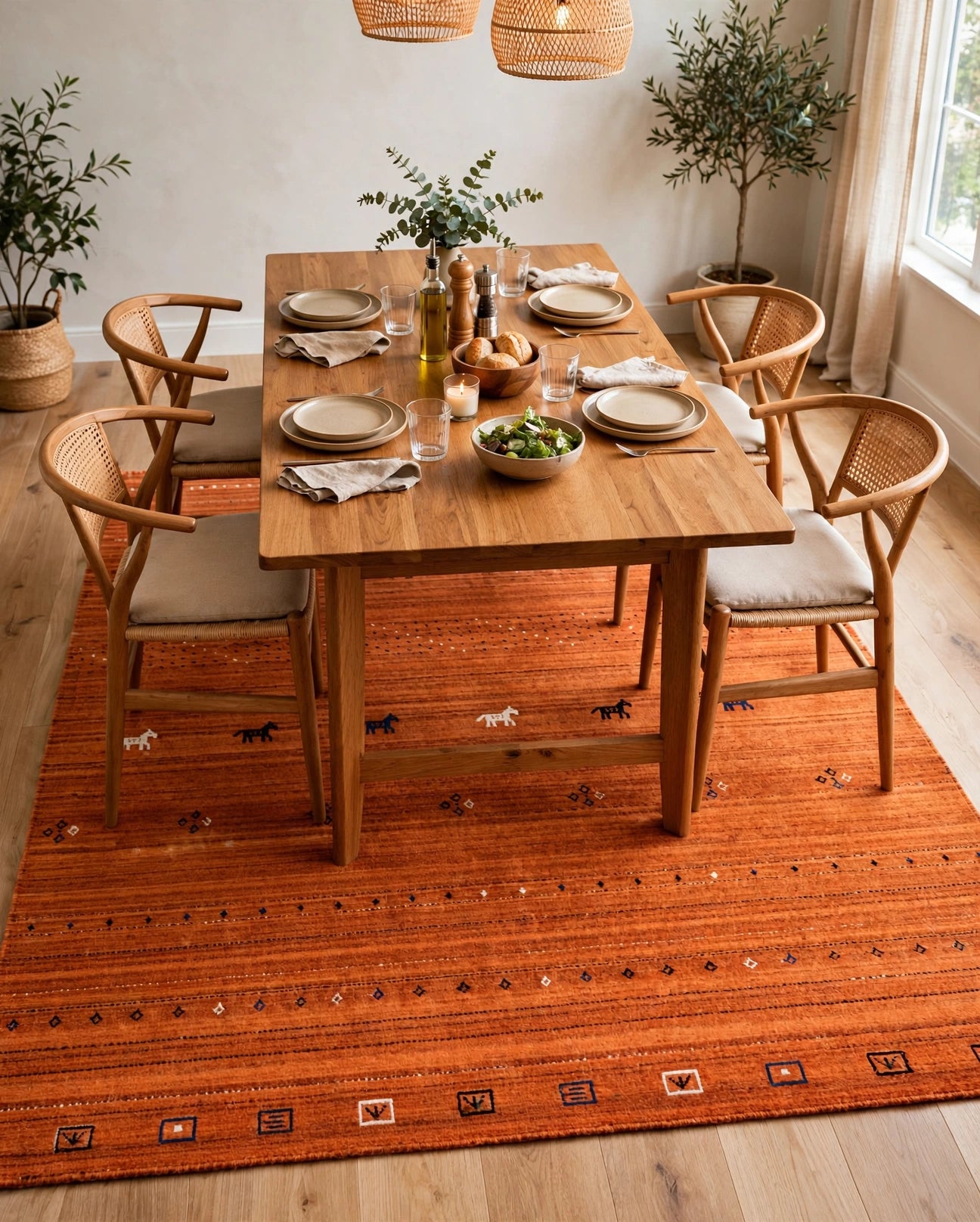Burnt Orange Rug