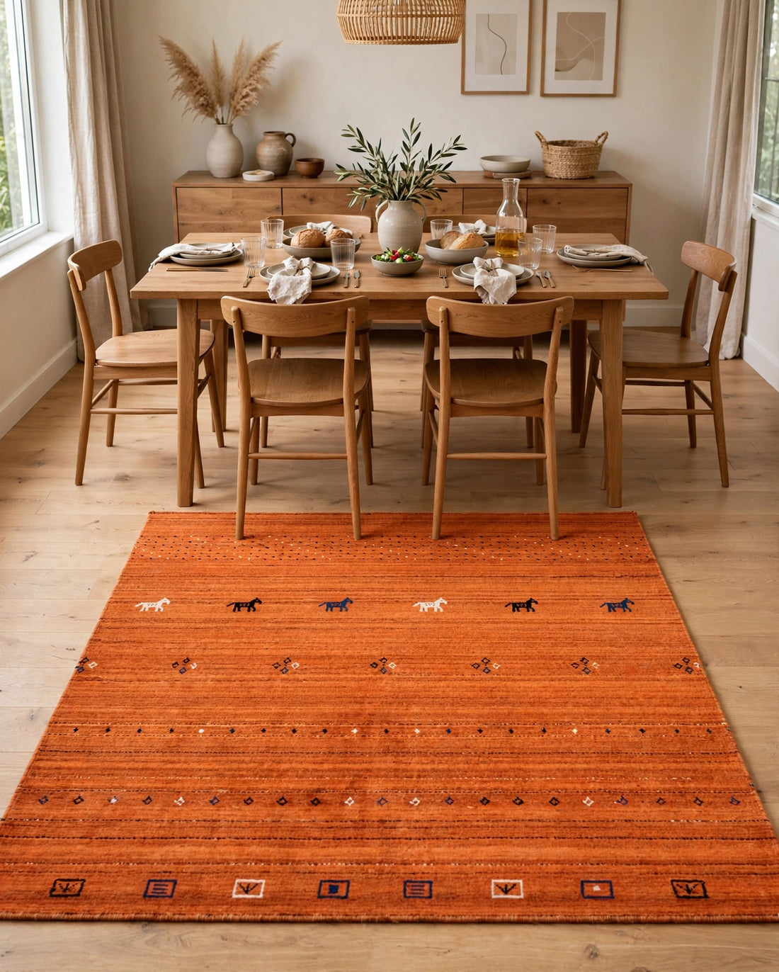 Burnt Orange Rug