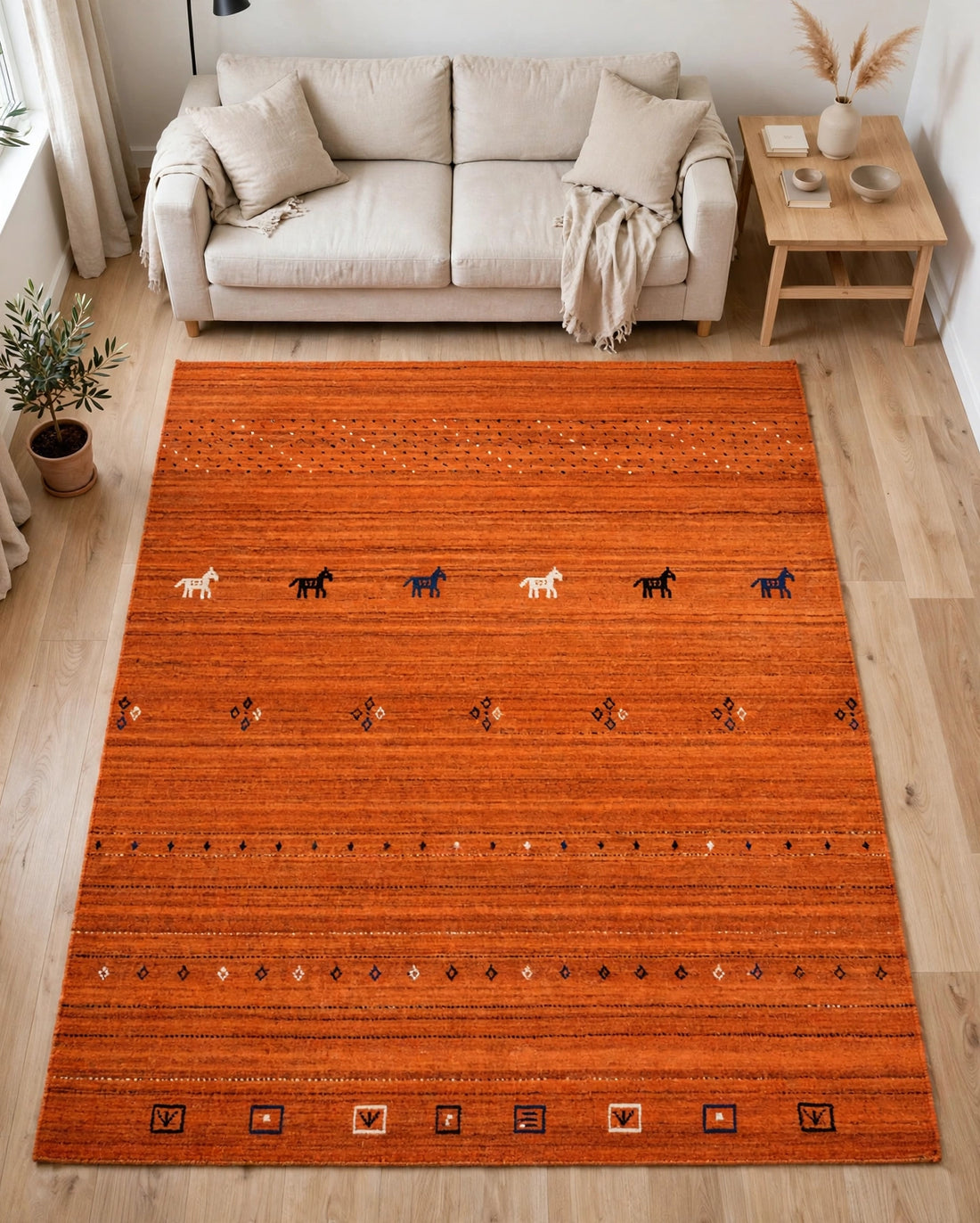 Burnt Orange Rug