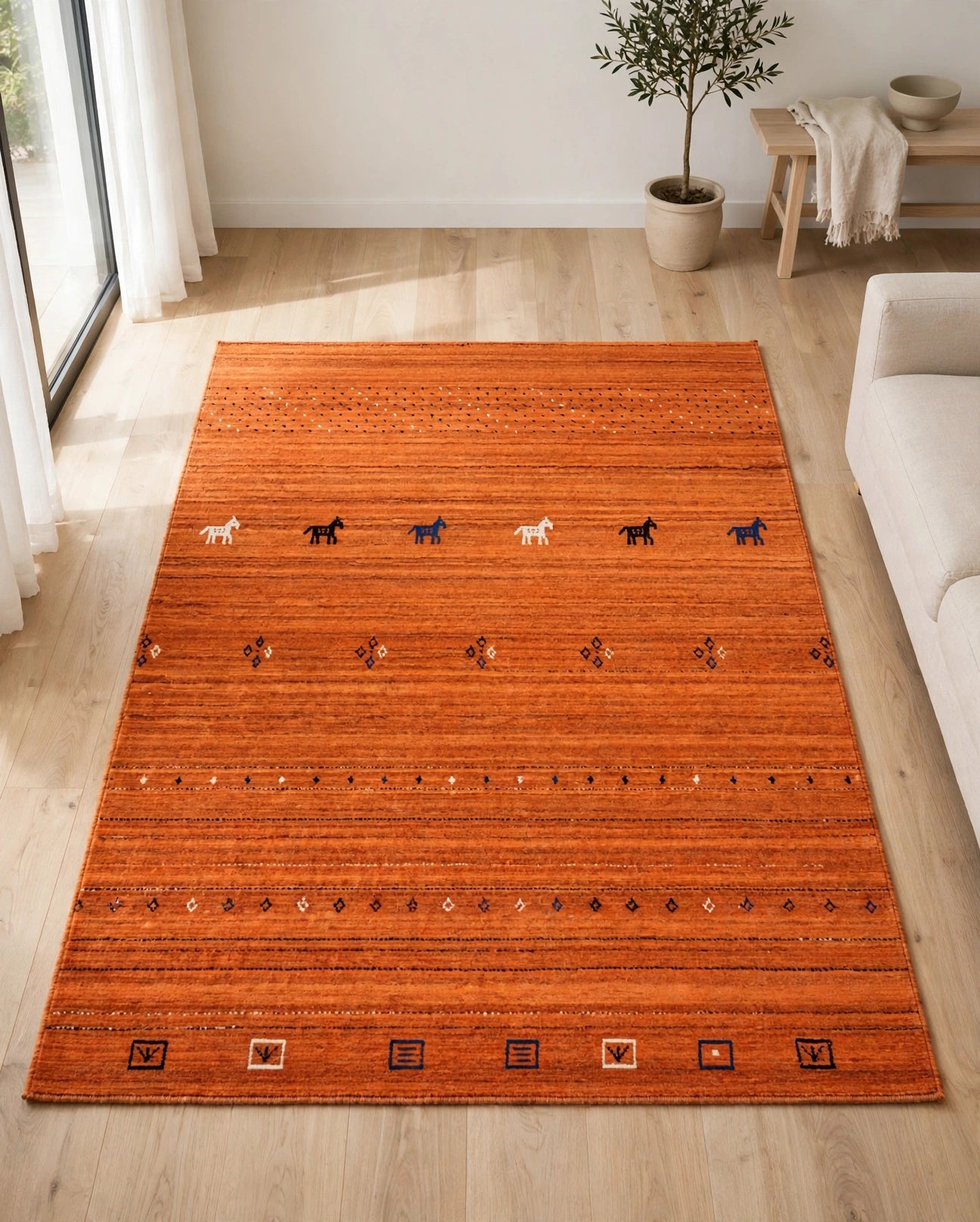 Burnt Orange Rug
