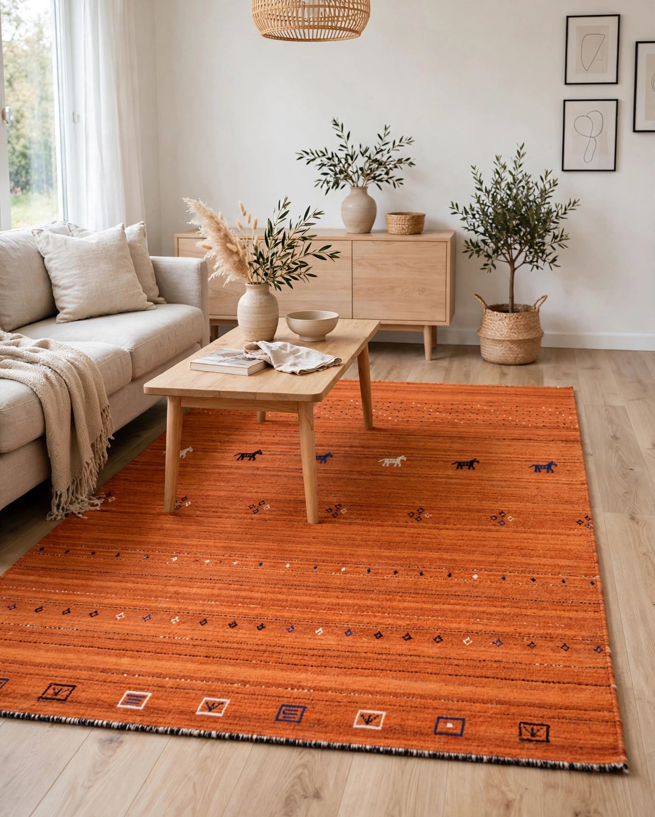 Burnt Orange Rug