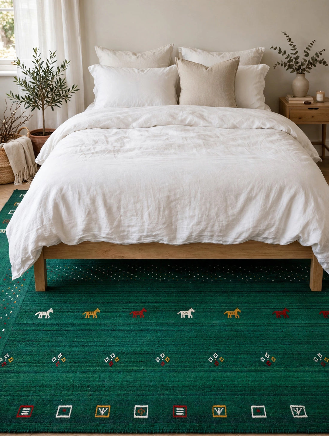 Emerald Gabbeh Rug
