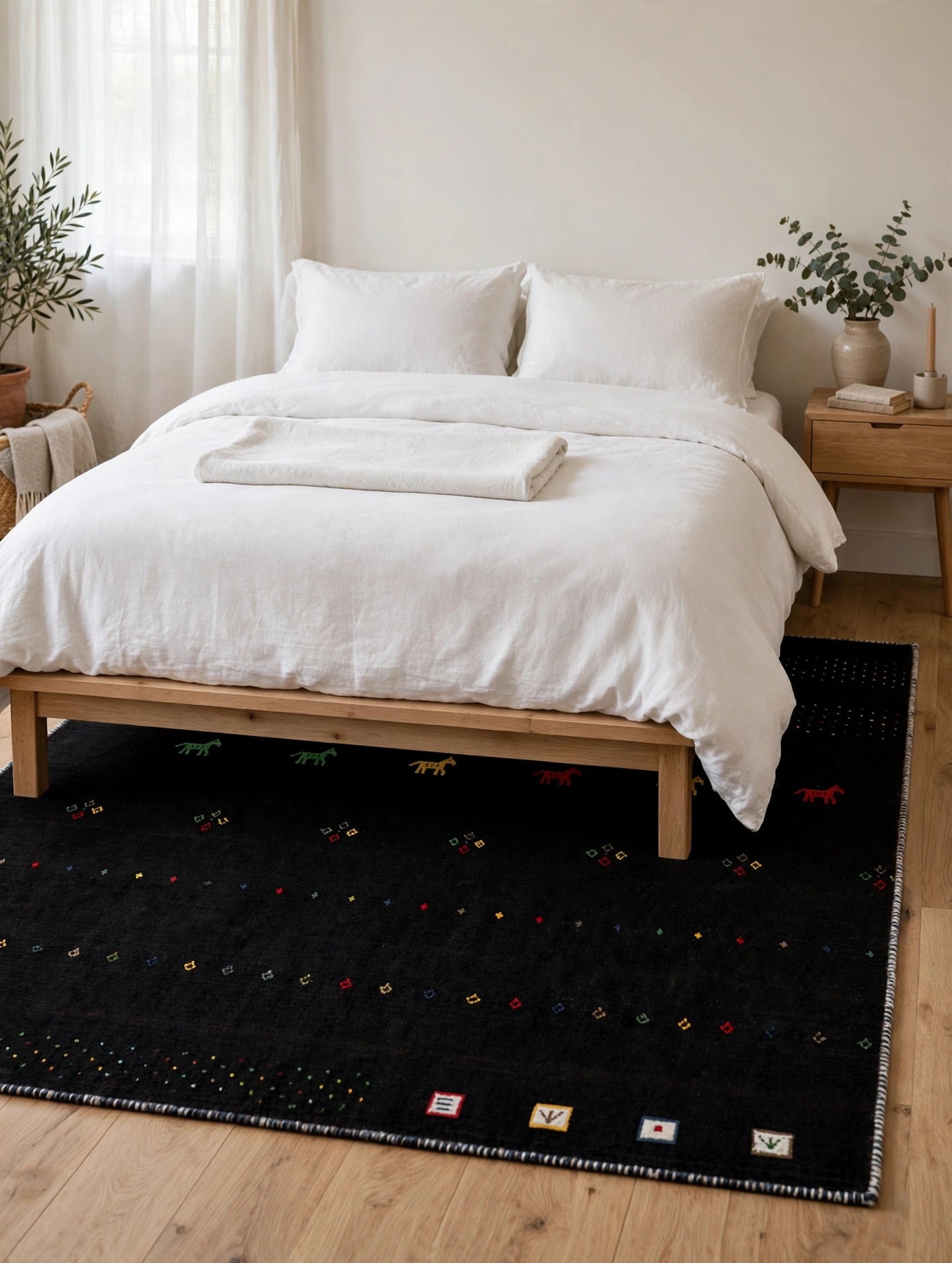 Jet Black Rug