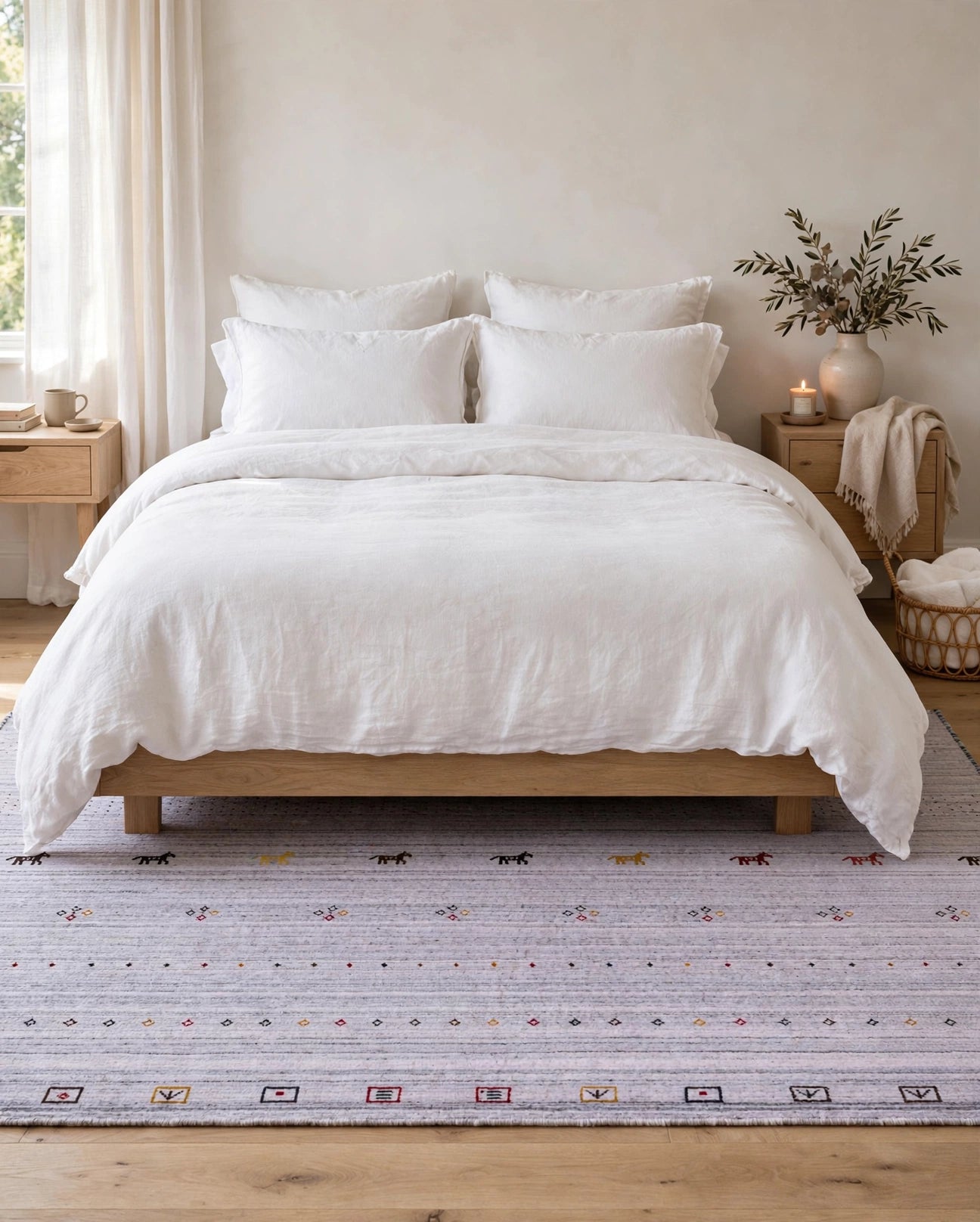 Lavender Grey Gabbeh Rug