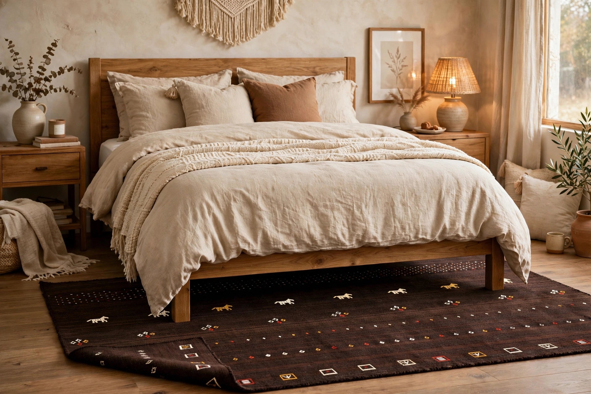 Dark Chocolate Gabbeh Rug