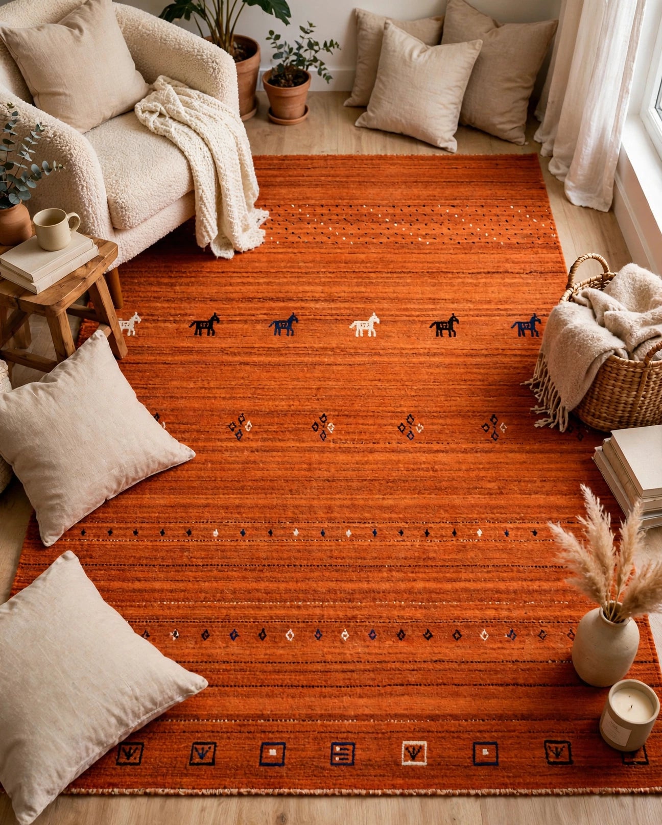 Burnt Orange Rug