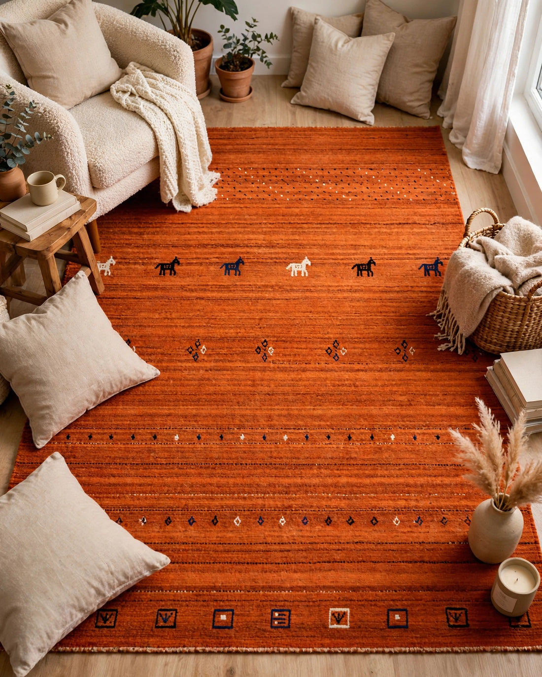 Burnt Orange Rug