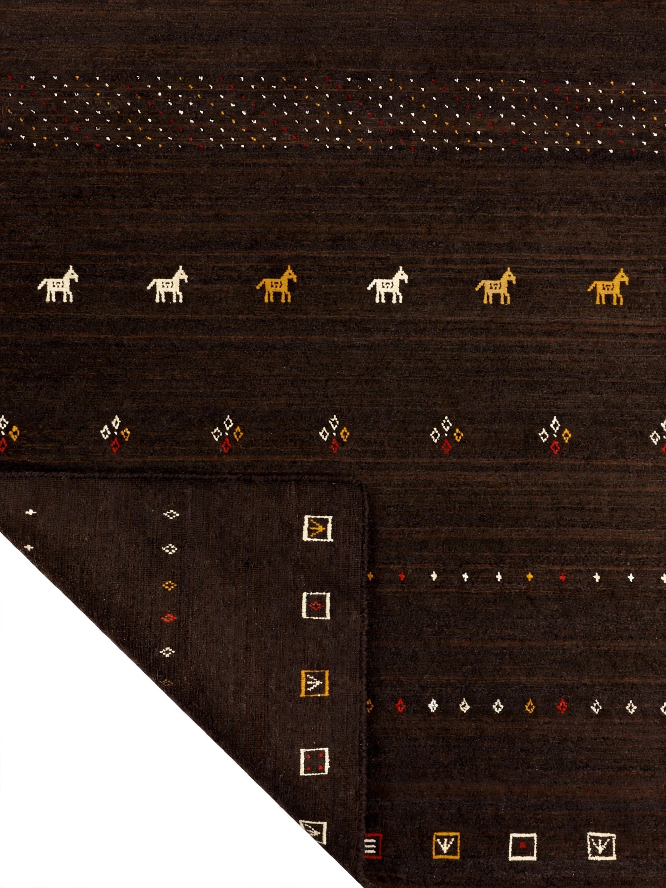 Dark Chocolate Gabbeh Rug