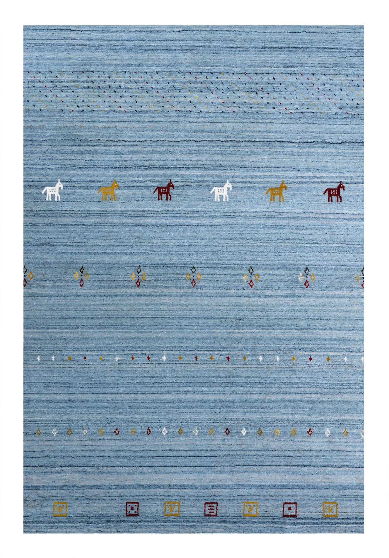 Denim Gabbeh Rug