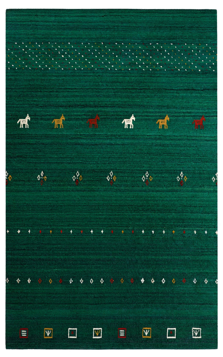 Emerald Gabbeh Rug