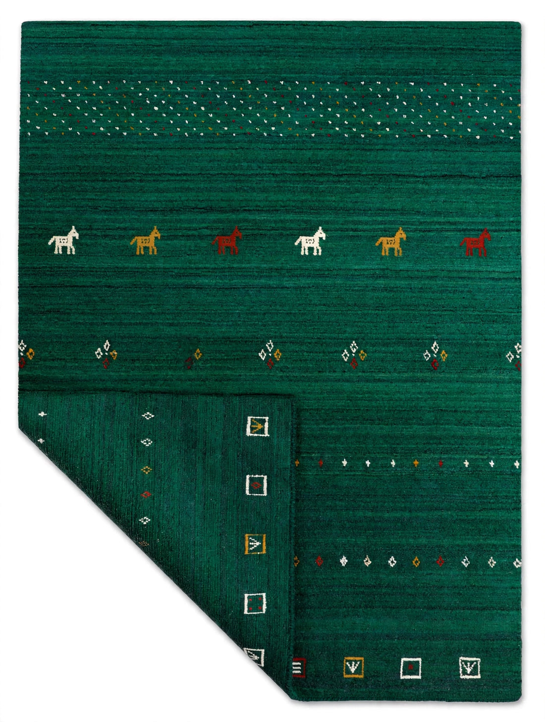 Emerald Gabbeh Rug