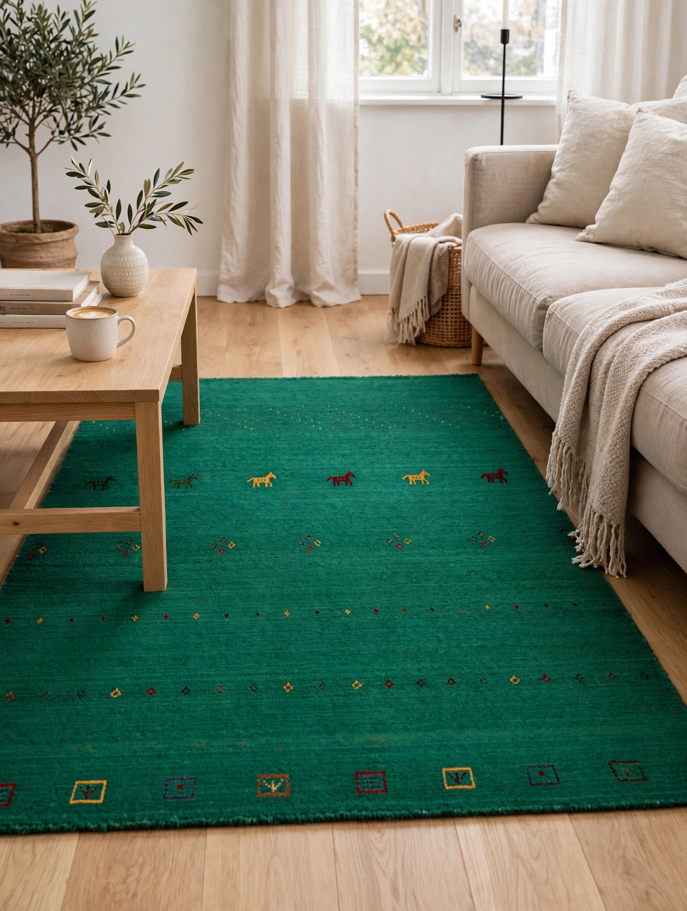 Emerald Green Rug