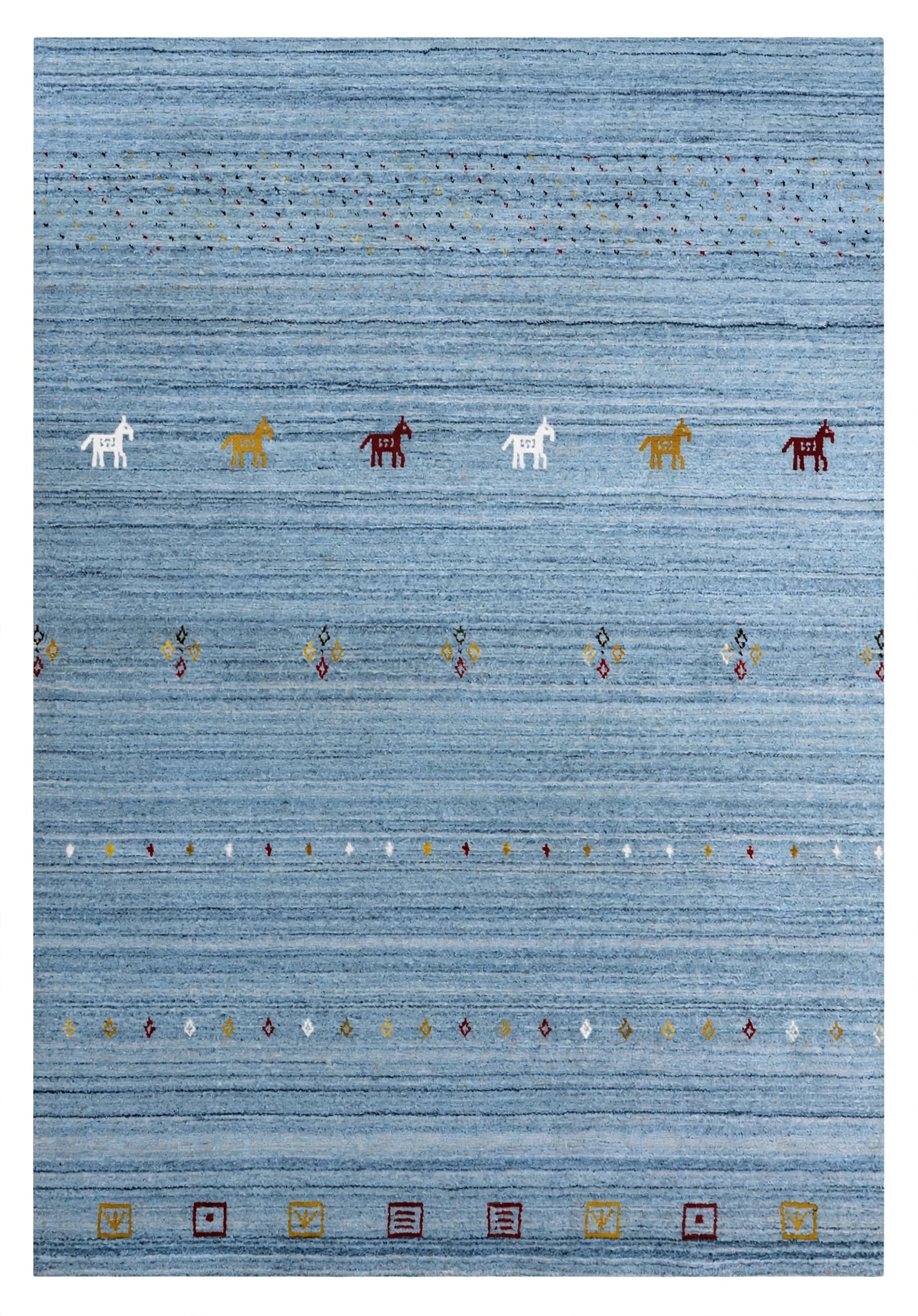 Denim Gabbeh Rug
