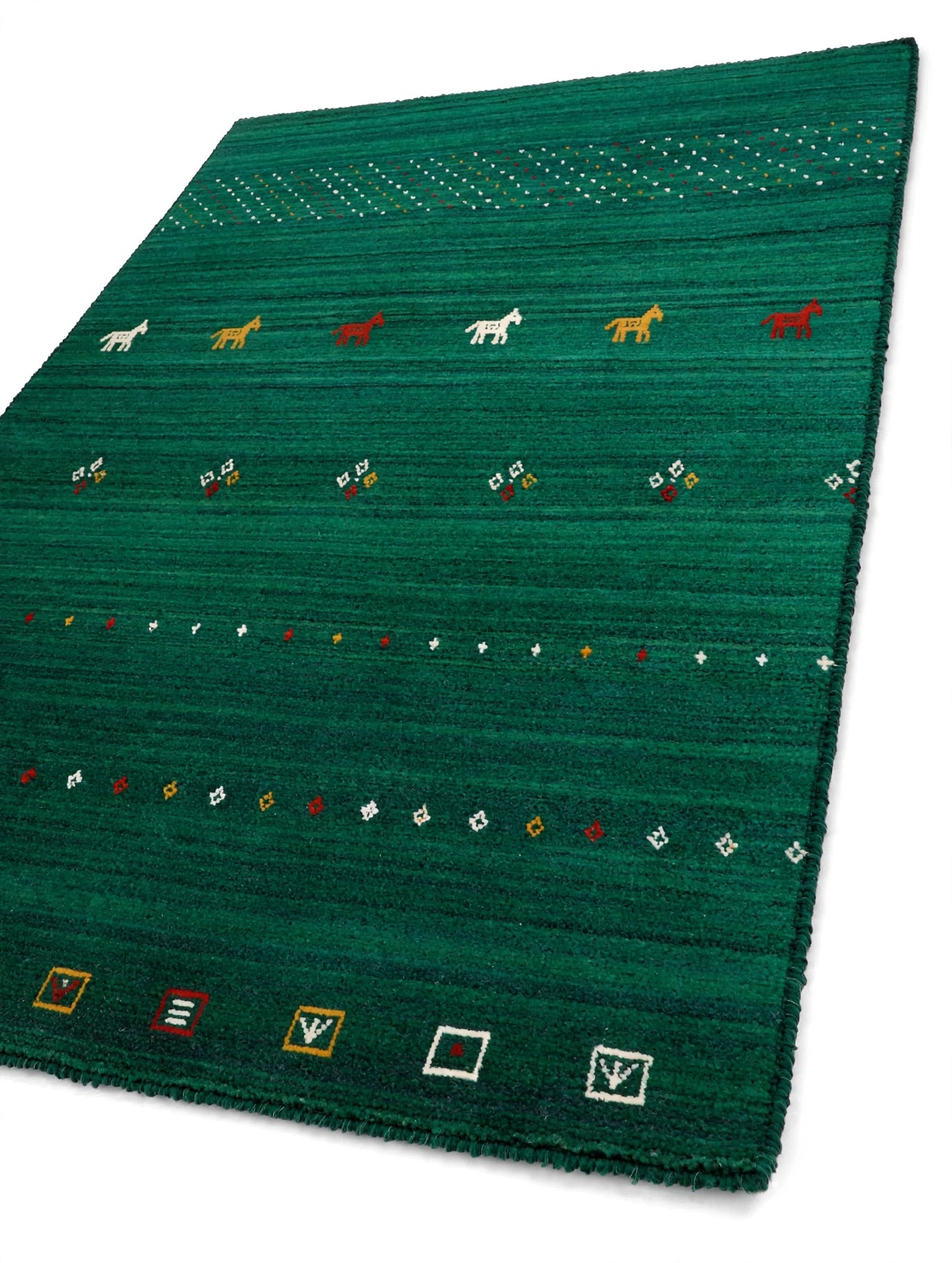 Emerald Gabbeh Rug