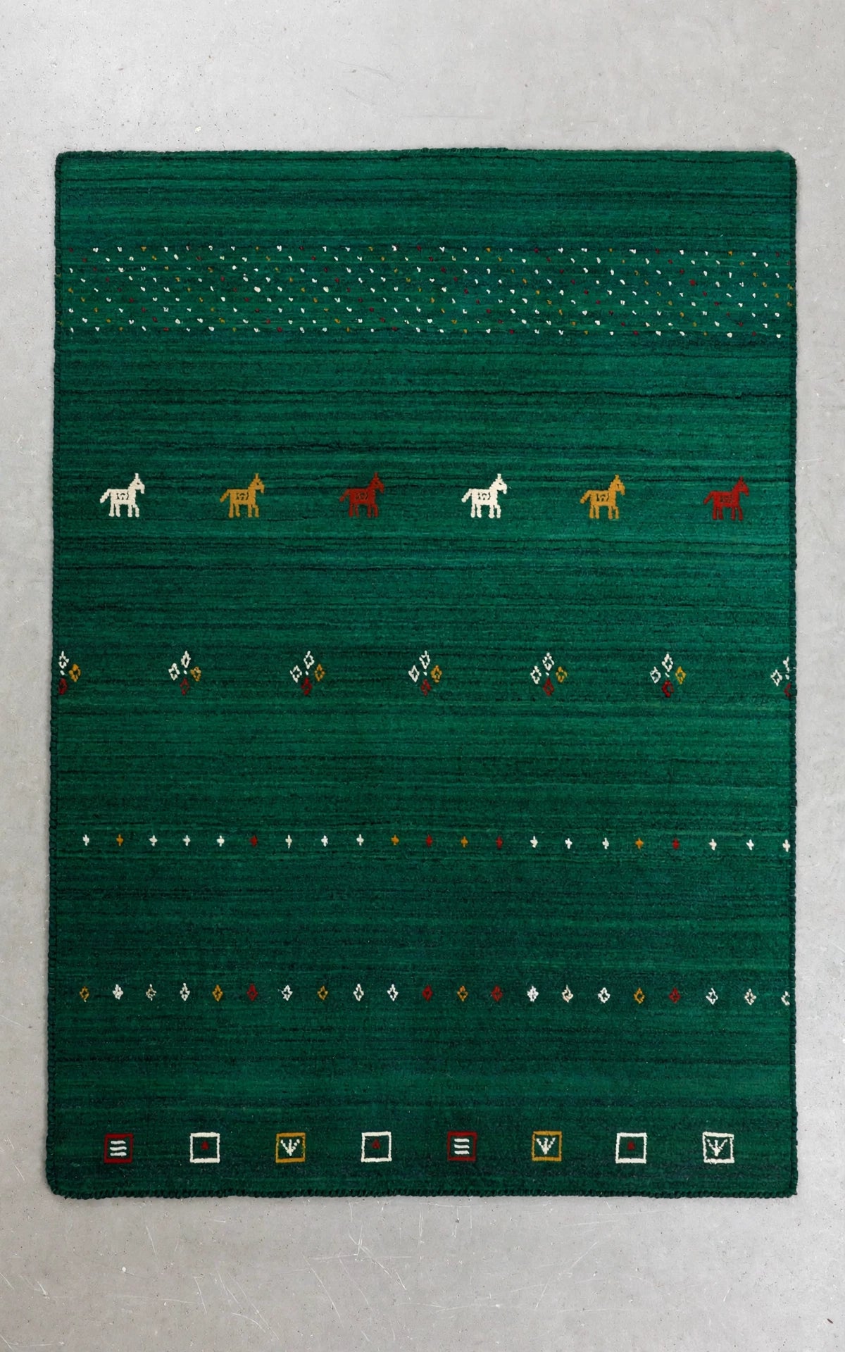 Emerald Gabbeh Rug