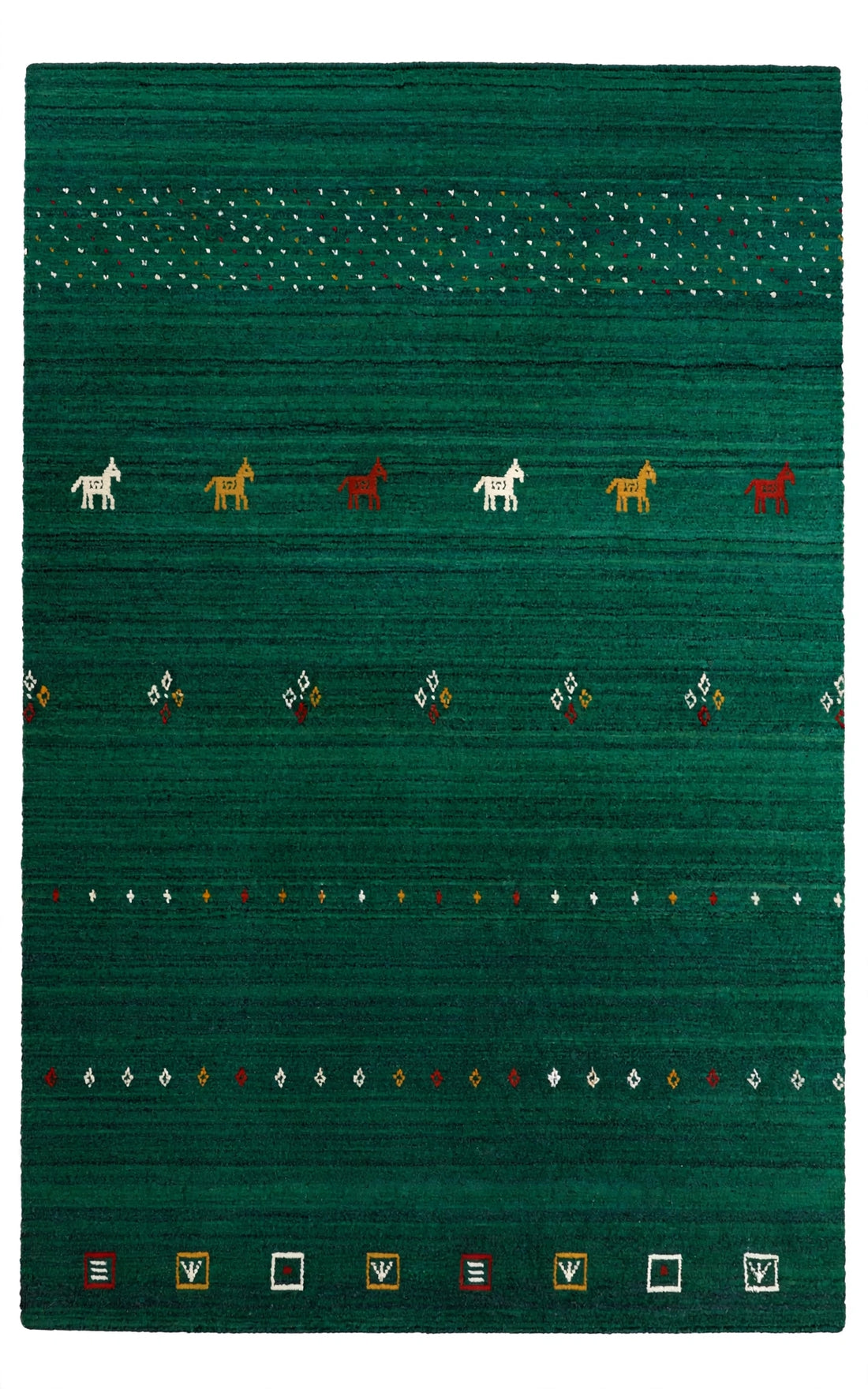 Emerald Gabbeh Rug