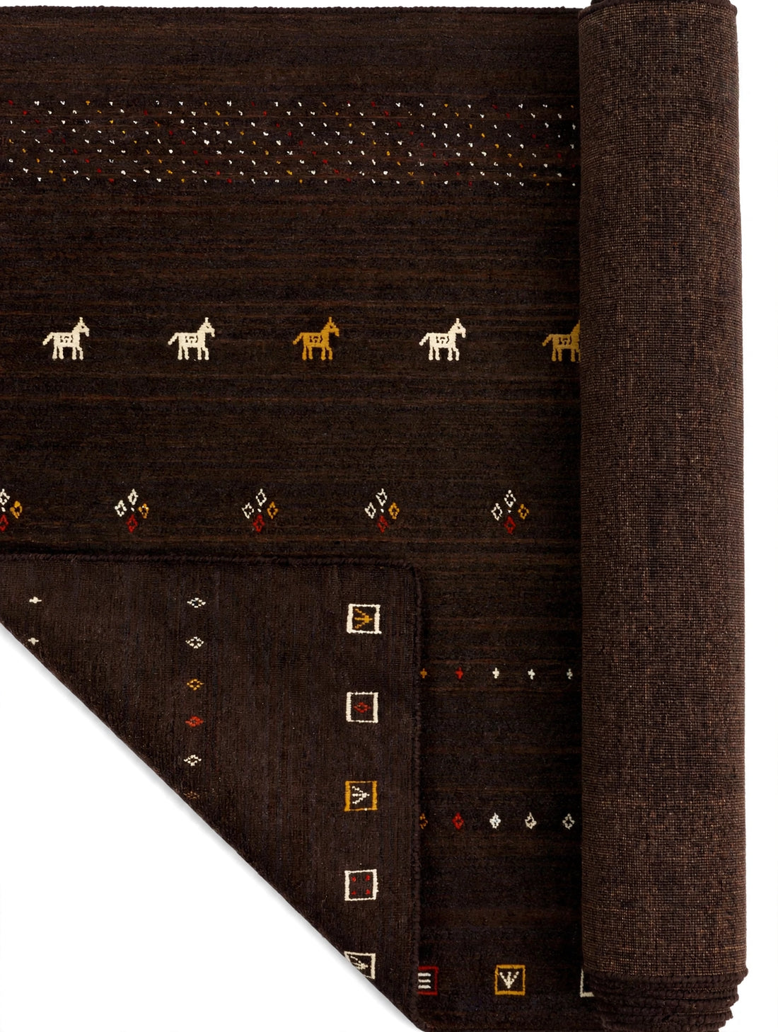 Dark Chocolate Gabbeh Rug