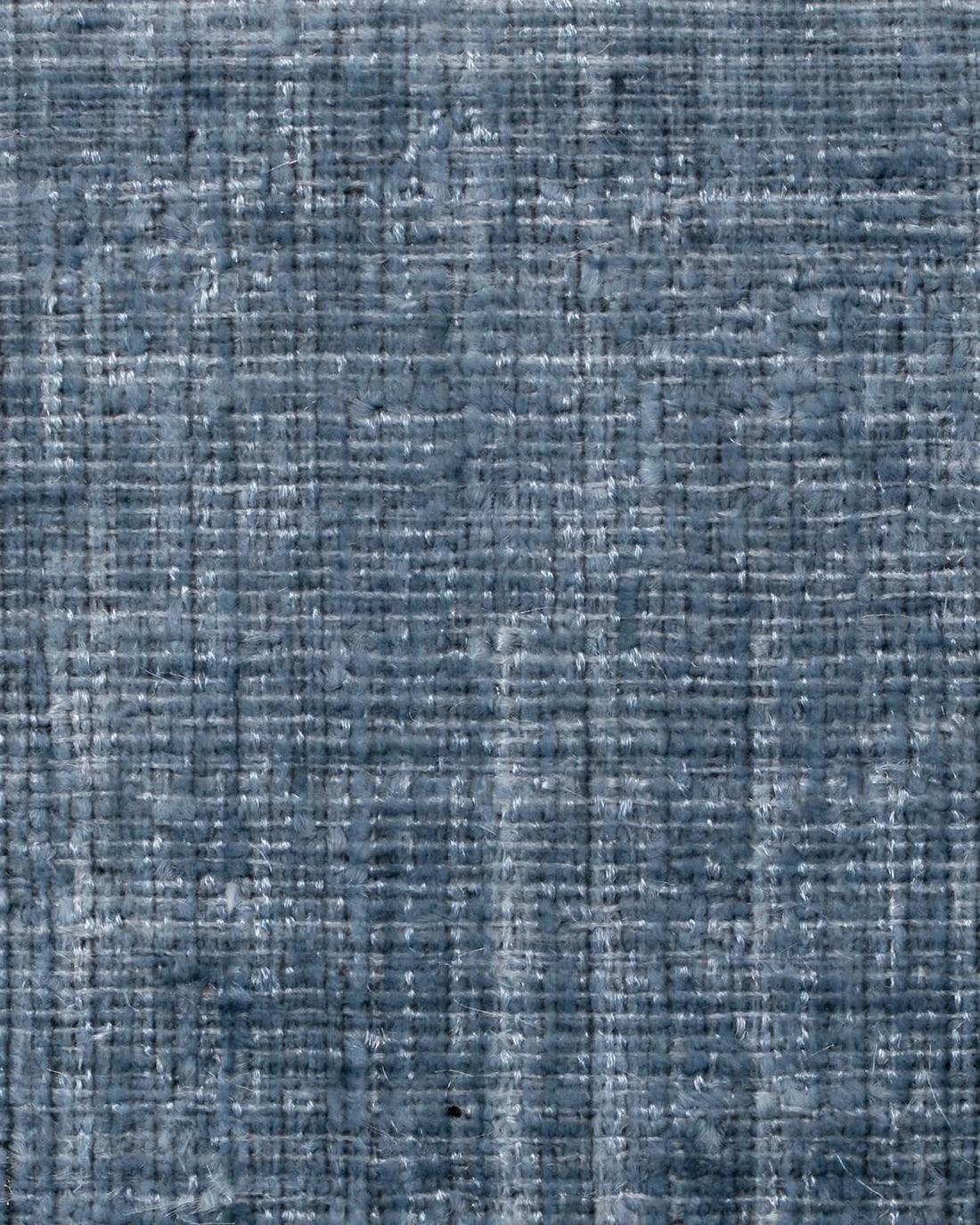 Blue Silky Viscose Rug – Design 2, handmade in Bhadohi India – photo 6