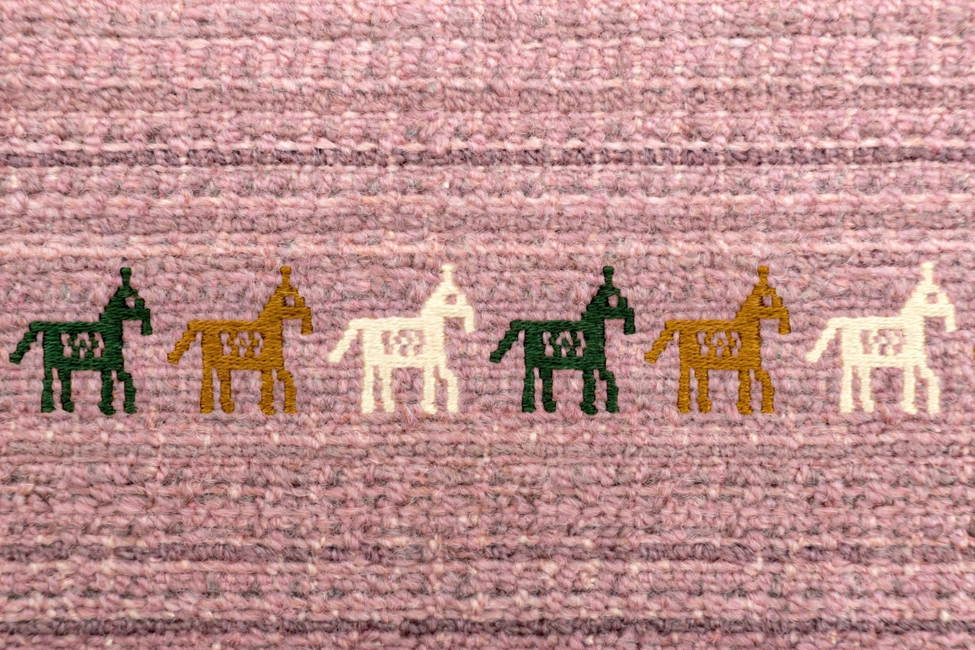 Dusty Rose Gabbeh Rug
