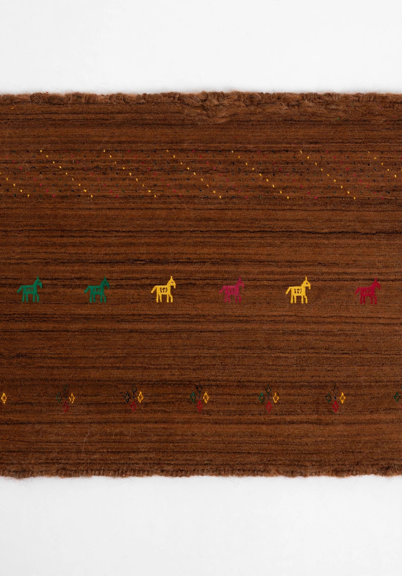 Chocolate Brown Gabbeh Rug