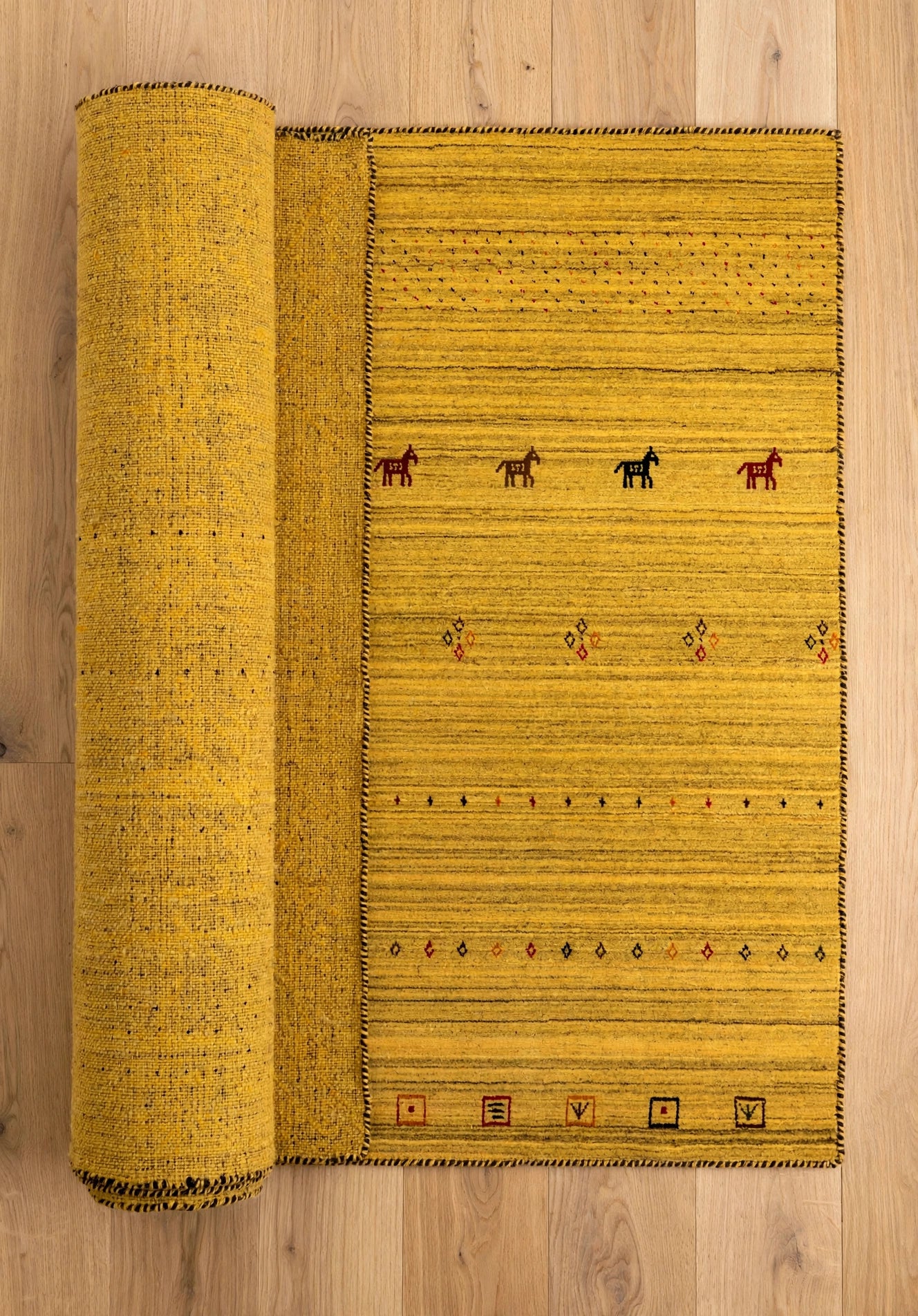 Mustard Gabbeh Rug