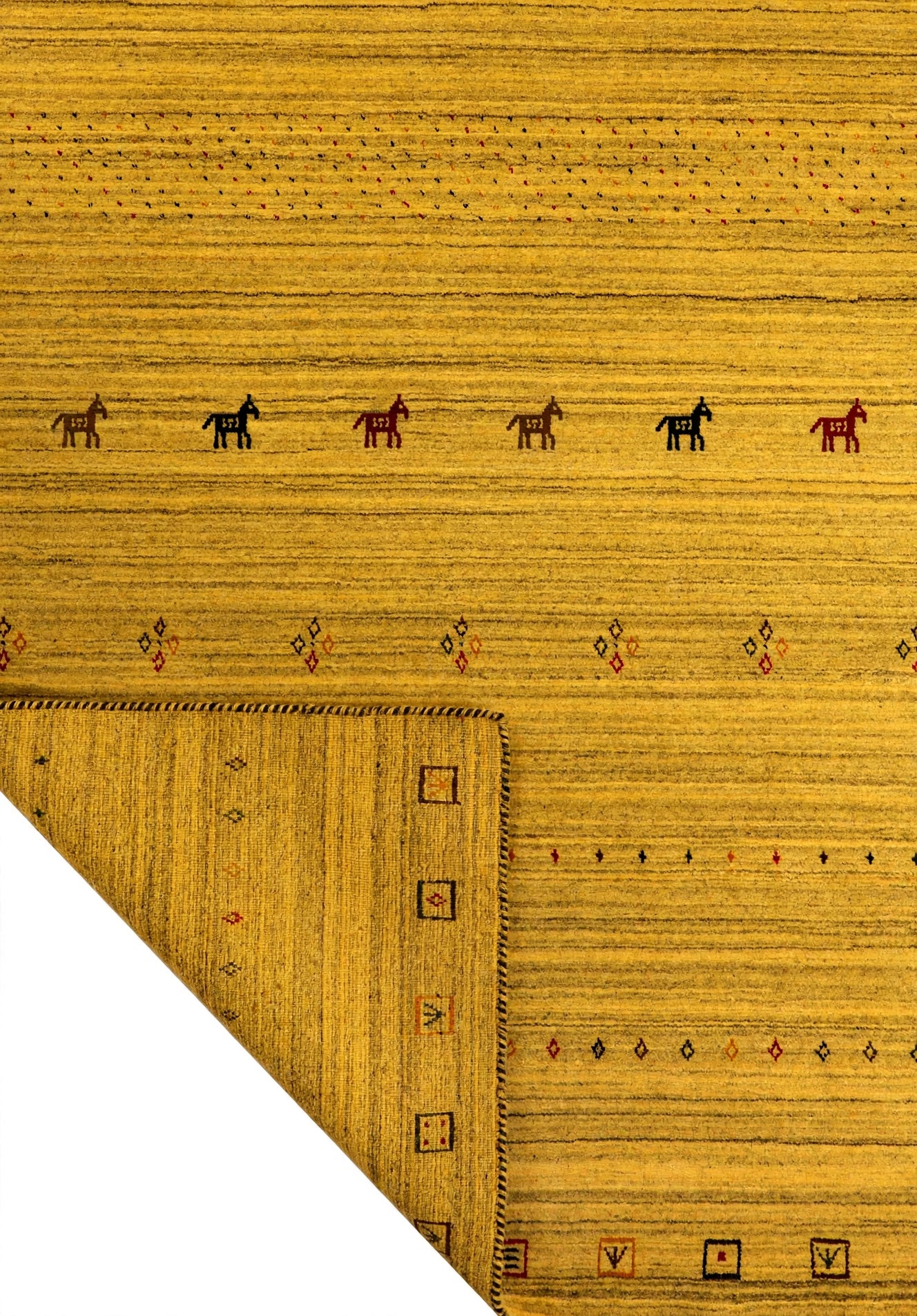 Mustard Gabbeh Rug