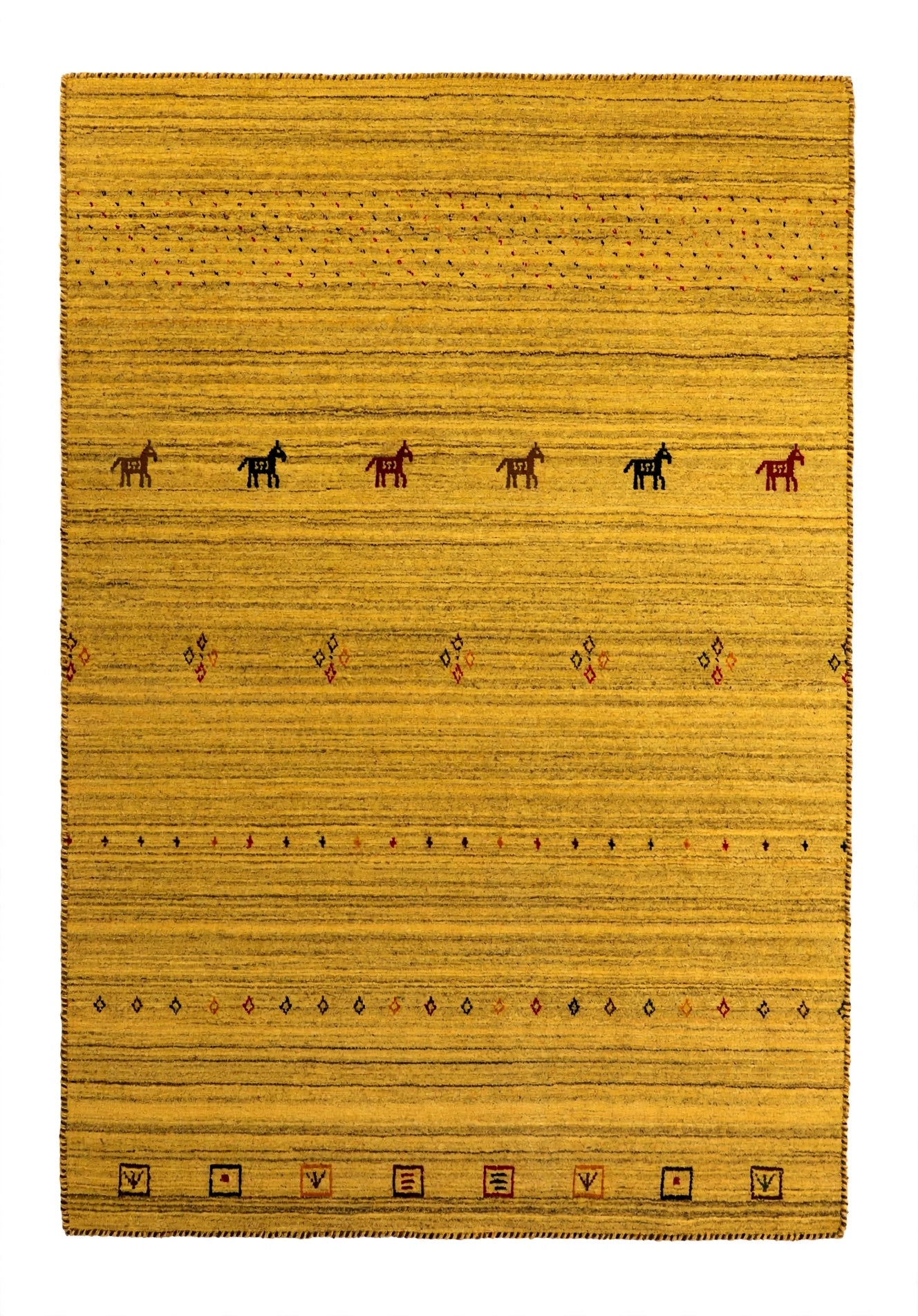 Mustard Gabbeh Rug