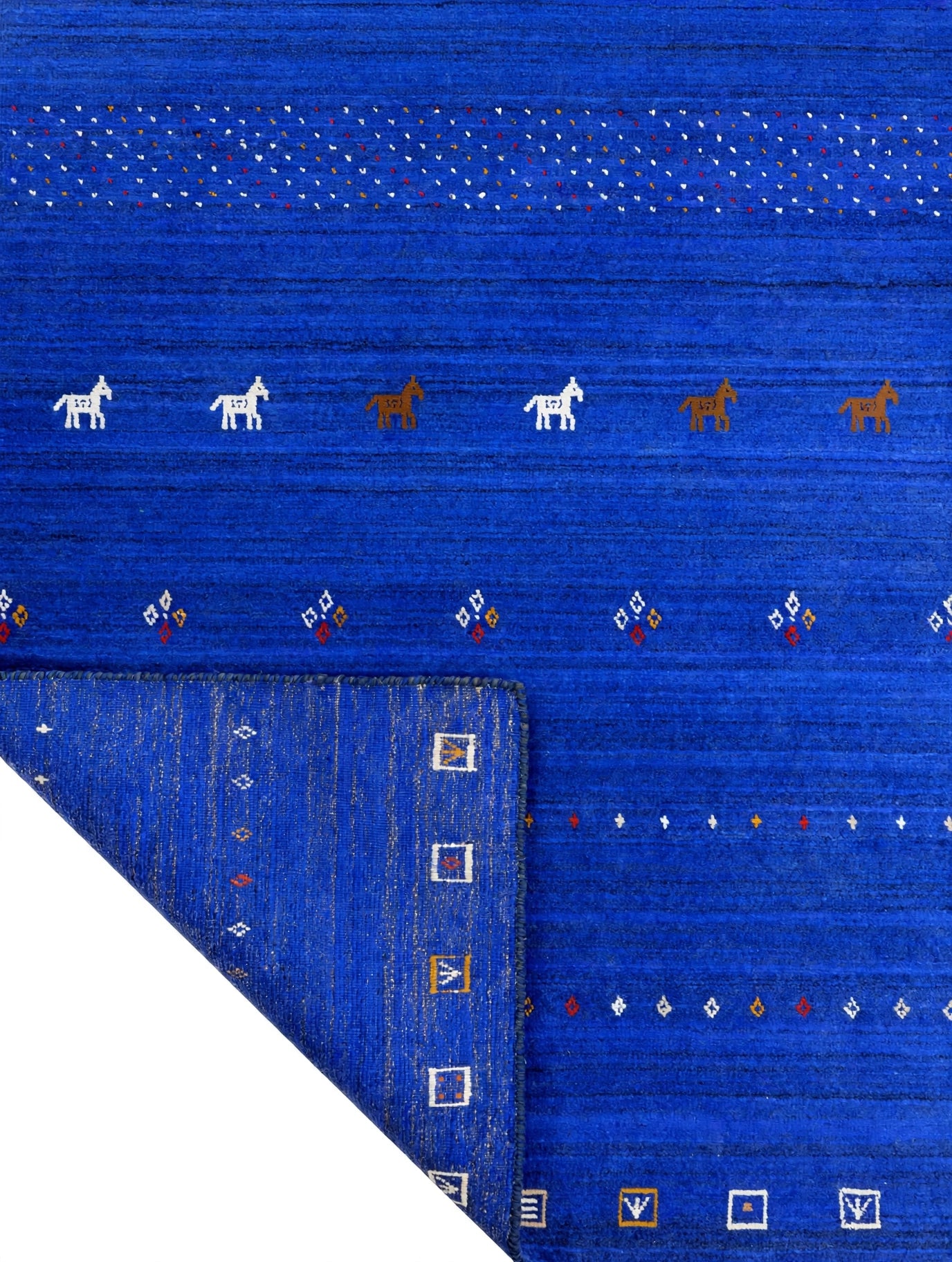 Royal Blue Tribal Rug
