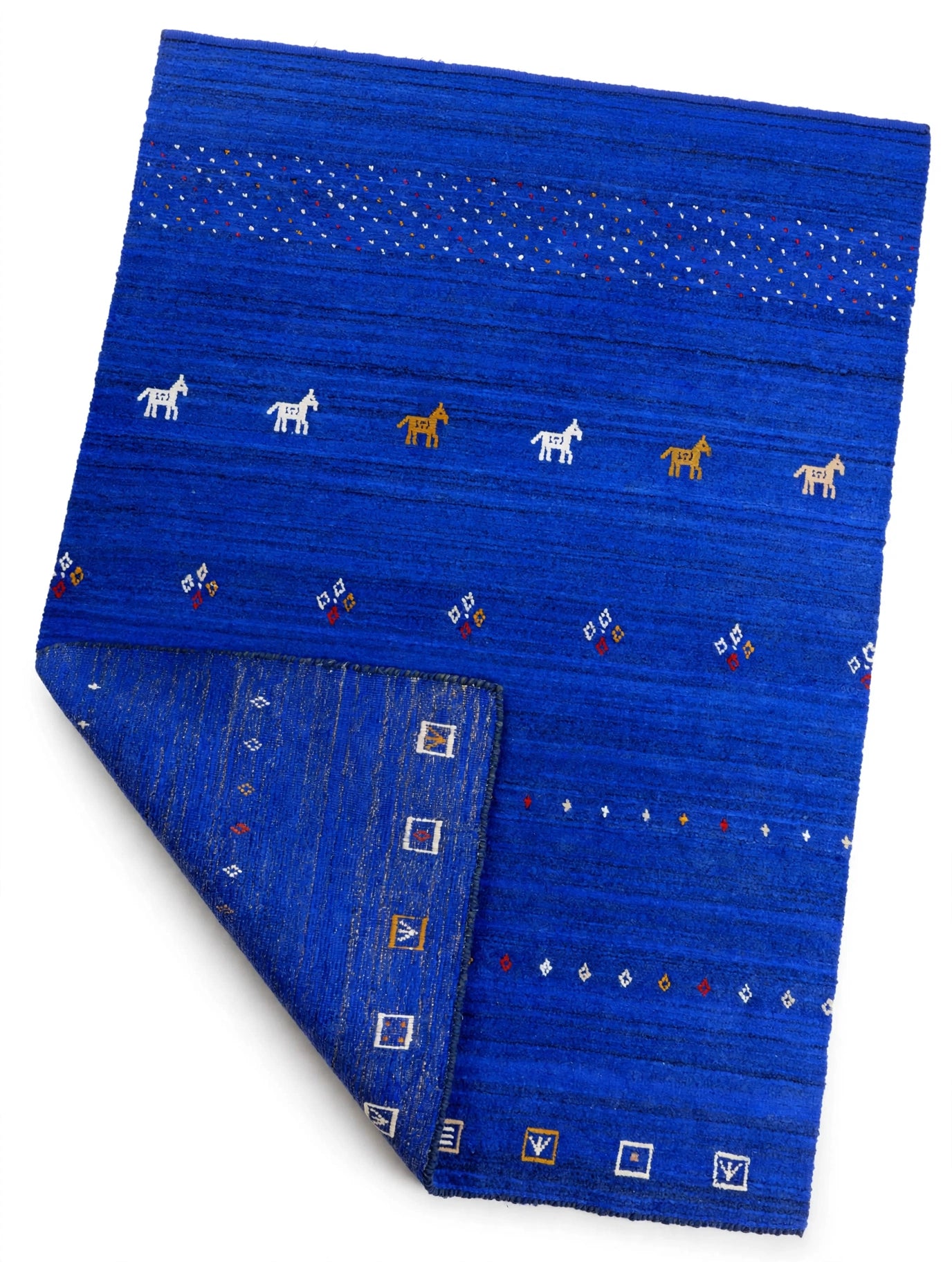 Royal Blue Tribal Rug