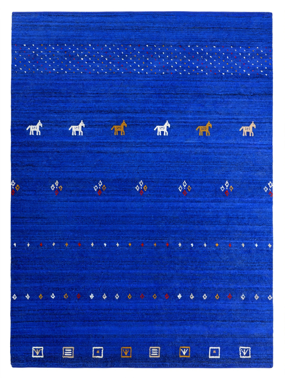 Royal Blue Tribal Rug
