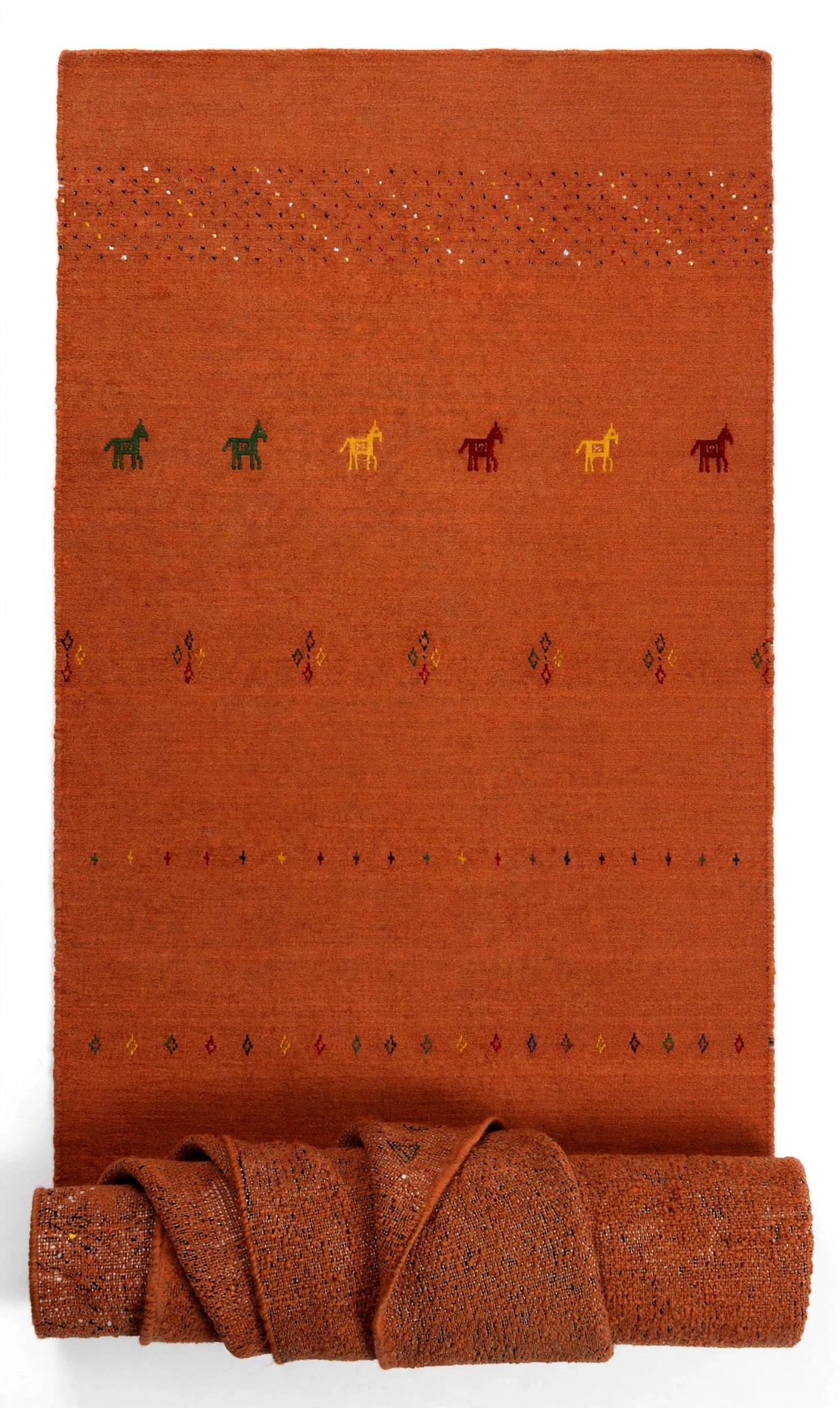 Rust Brown Rug