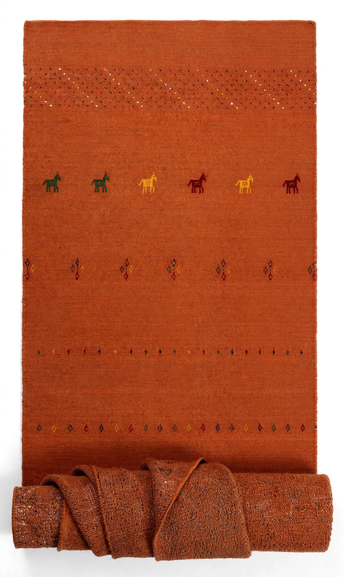 Rust Brown Rug