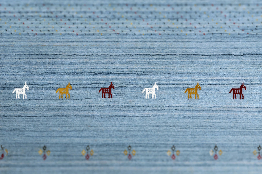 Denim Gabbeh Rug