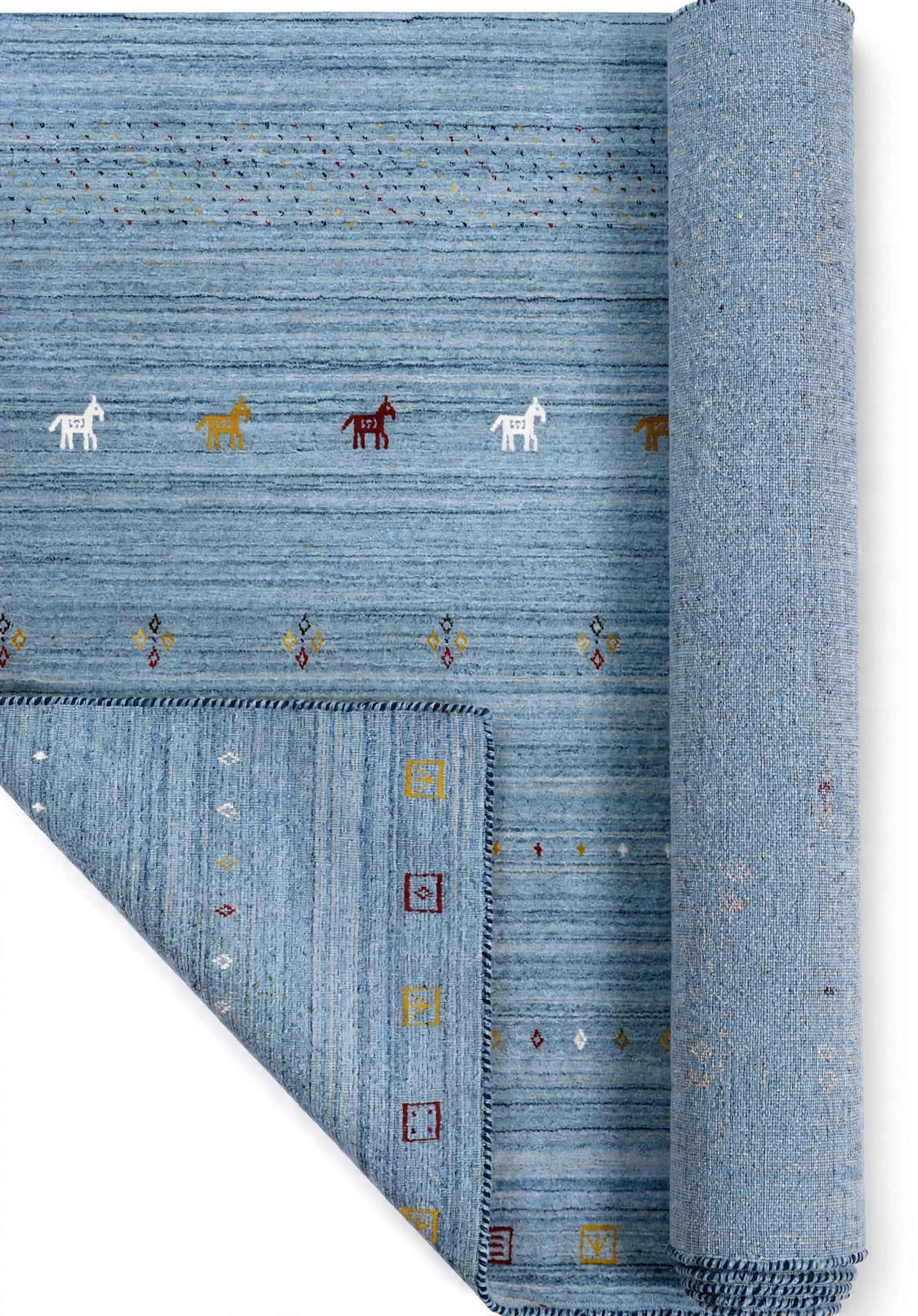 Denim Gabbeh Rug
