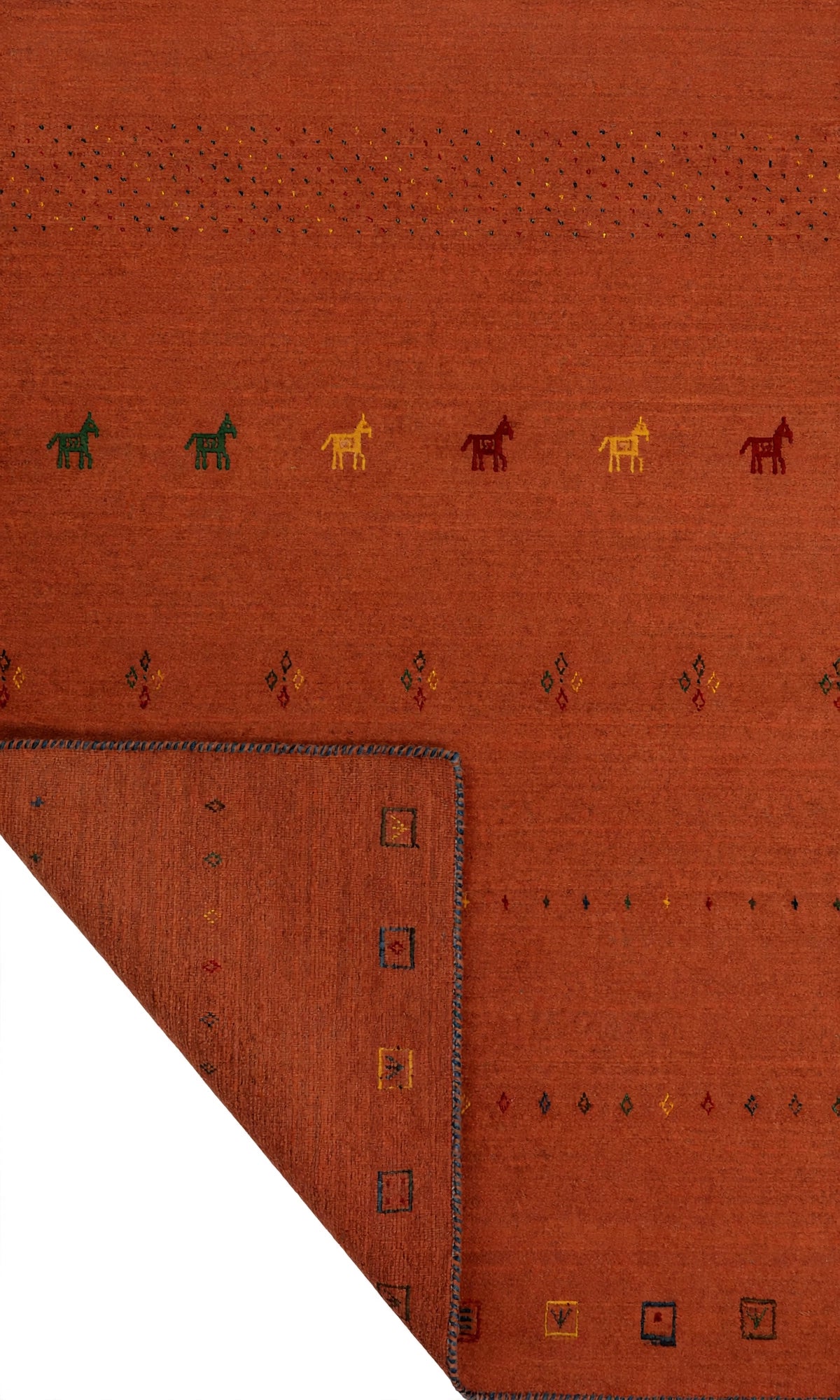 Rust Brown Rug