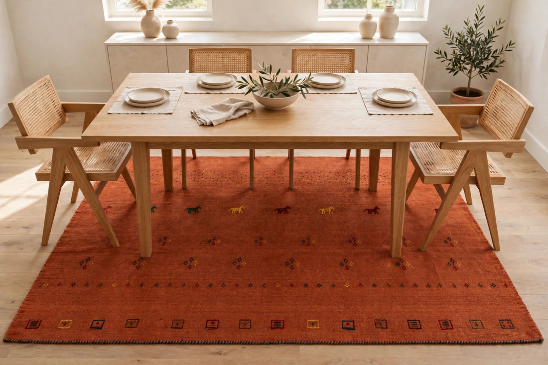 Rust Brown Rug