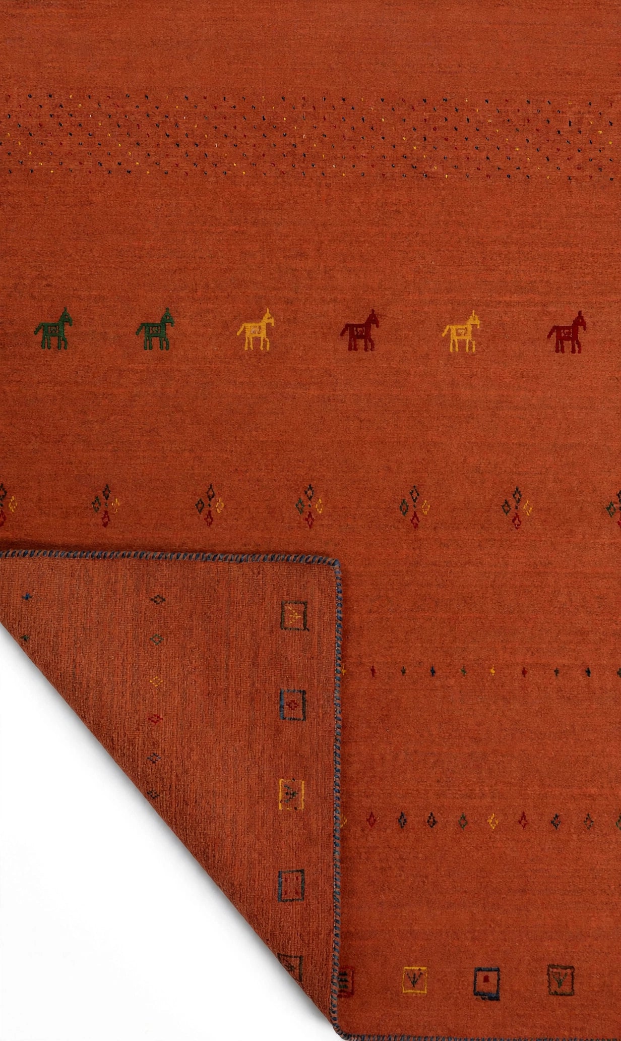 Rust Brown Rug